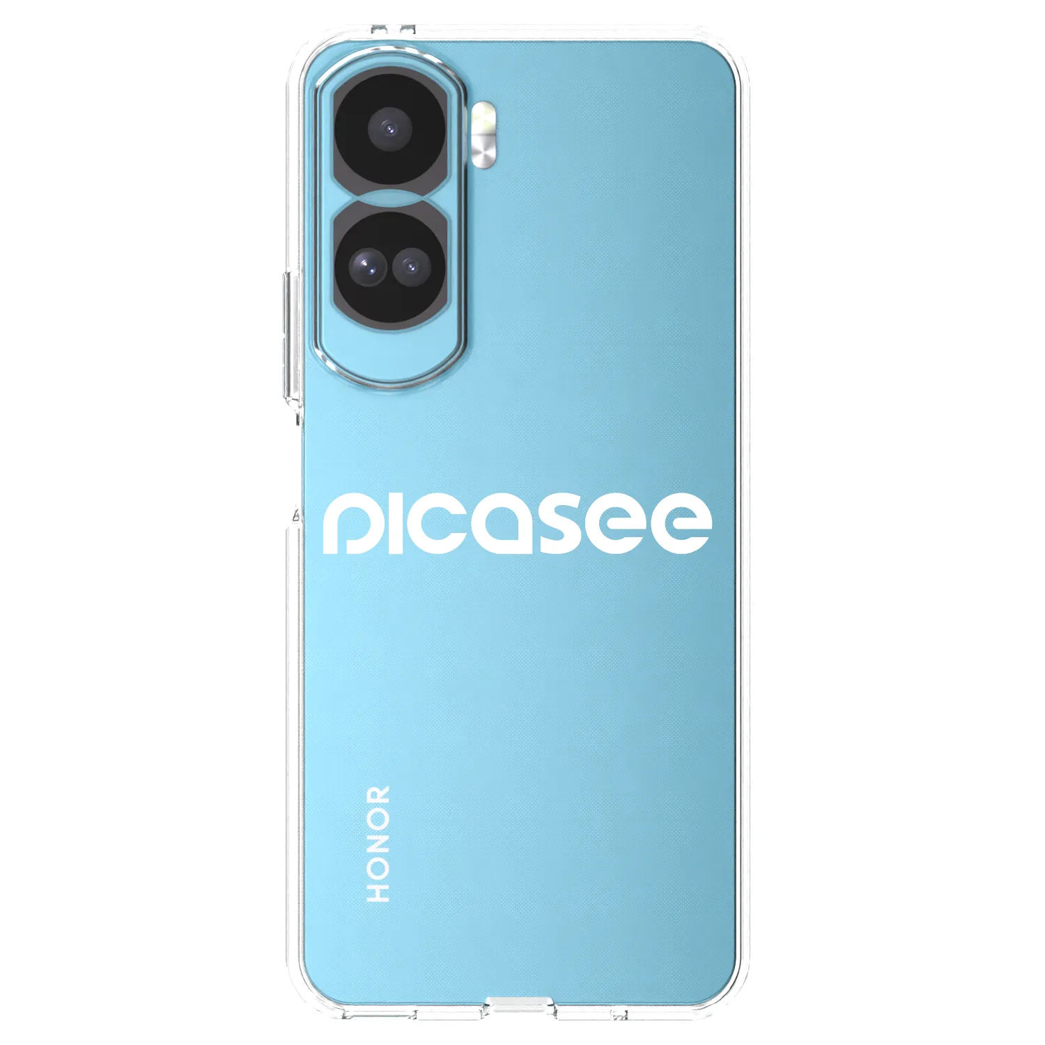 Picasee silikónový prehľadný obal pre Honor 90 Lite 5G - Picasee - new logo - white