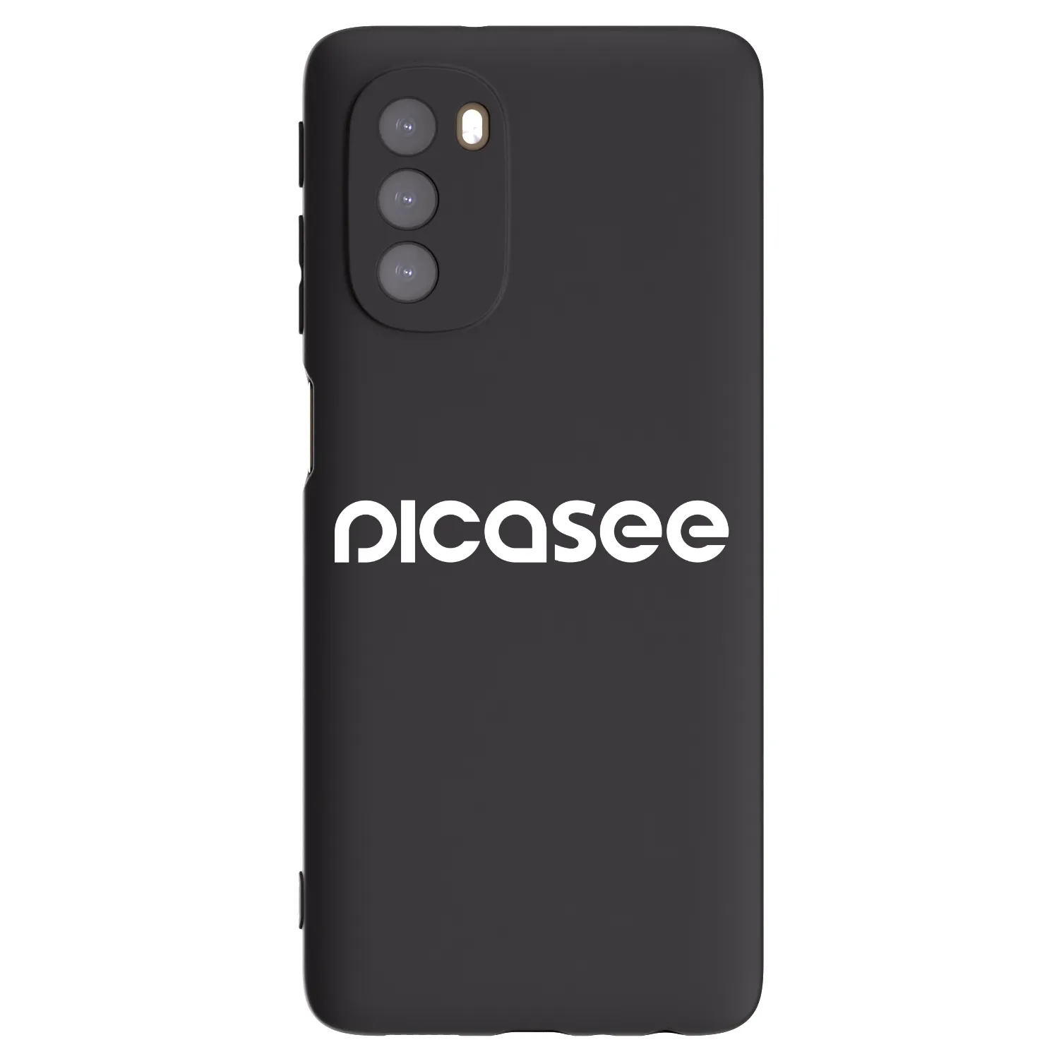 Picasee silikónový čierny obal pre Motorola Moto G51 - Picasee - new logo - white