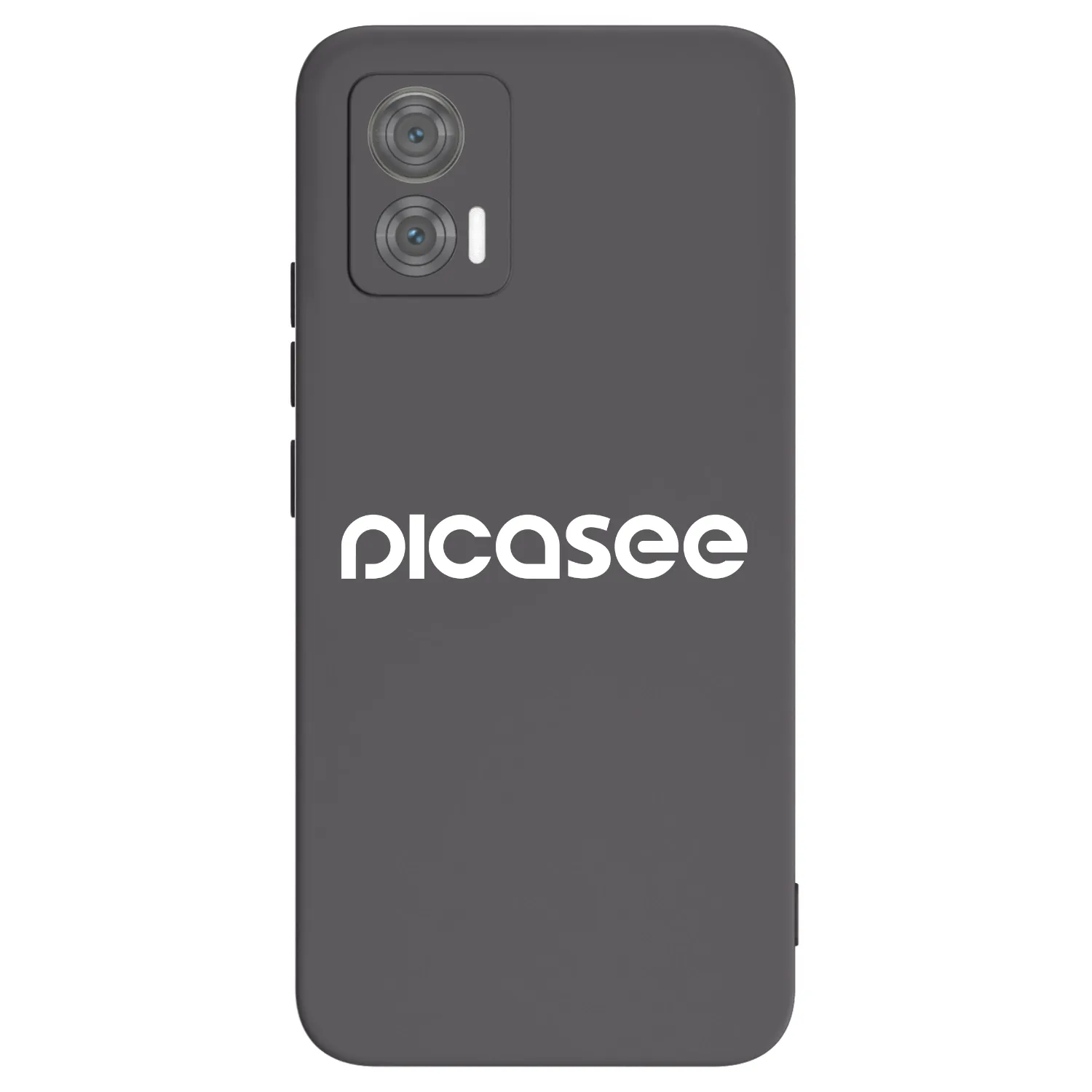 Picasee silikónový čierny obal pre Motorola Edge 30 Neo - Picasee - new logo - white