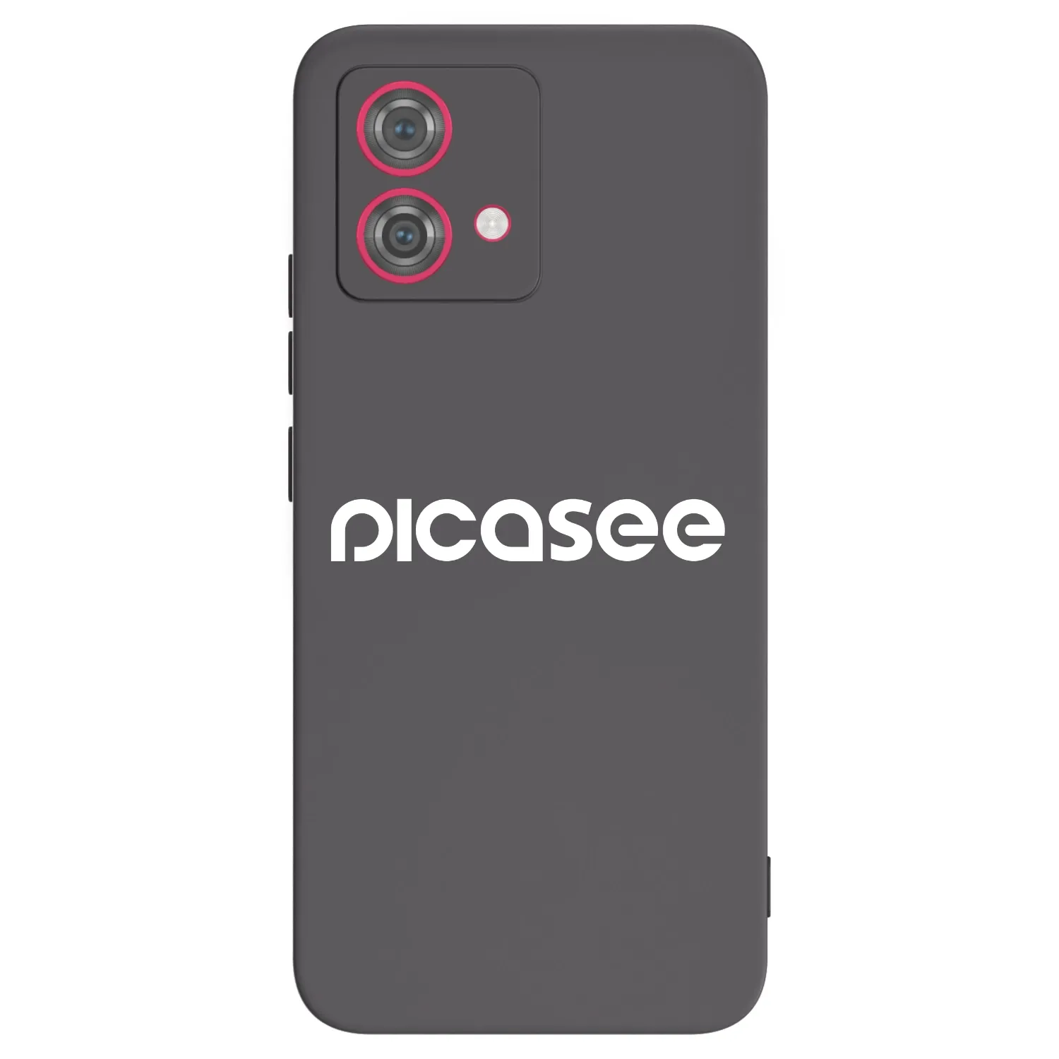 Silikónový čierny obal pre Motorola Moto G84 5G - Picasee - new logo - white