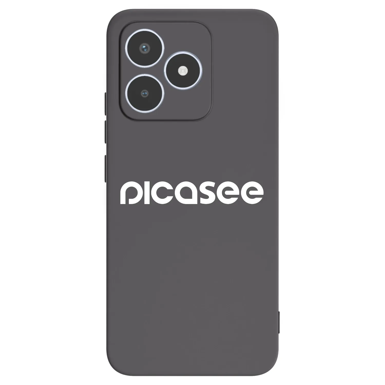 Picasee silikónový čierny obal pre Realme C53 - Picasee - new logo - white