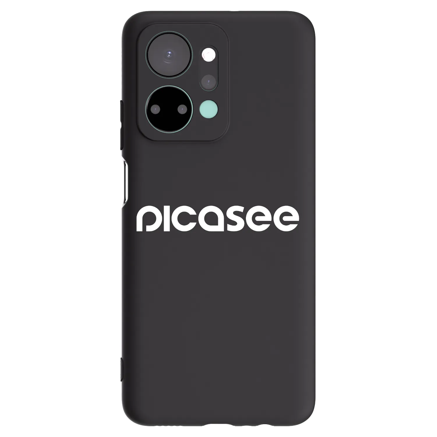 Picasee silikónový čierny obal pre Honor X7a - Picasee - new logo - white