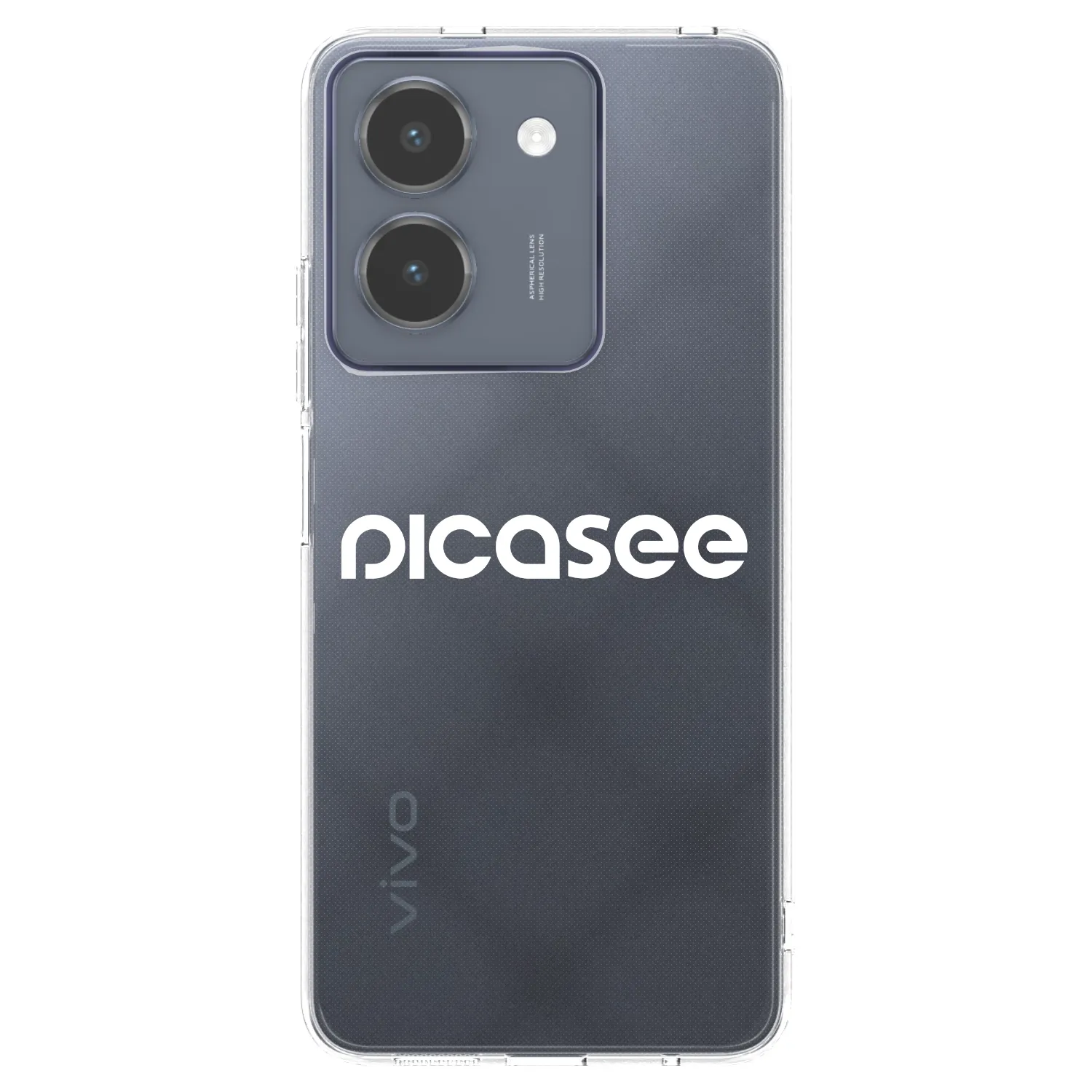 Picasee silikónový prehľadný obal pre Vivo Y36 4G - Picasee - new logo - white