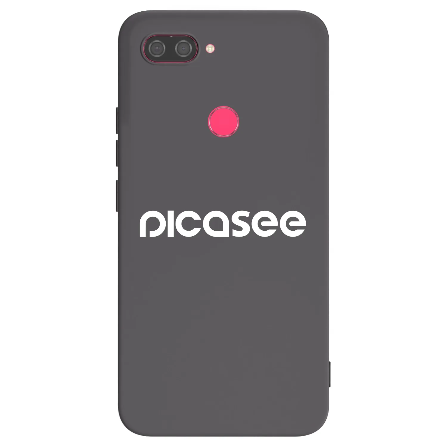 Picasee silikónový čierny obal pre Xiaomi Mi 8 Lite - Picasee - new logo - white