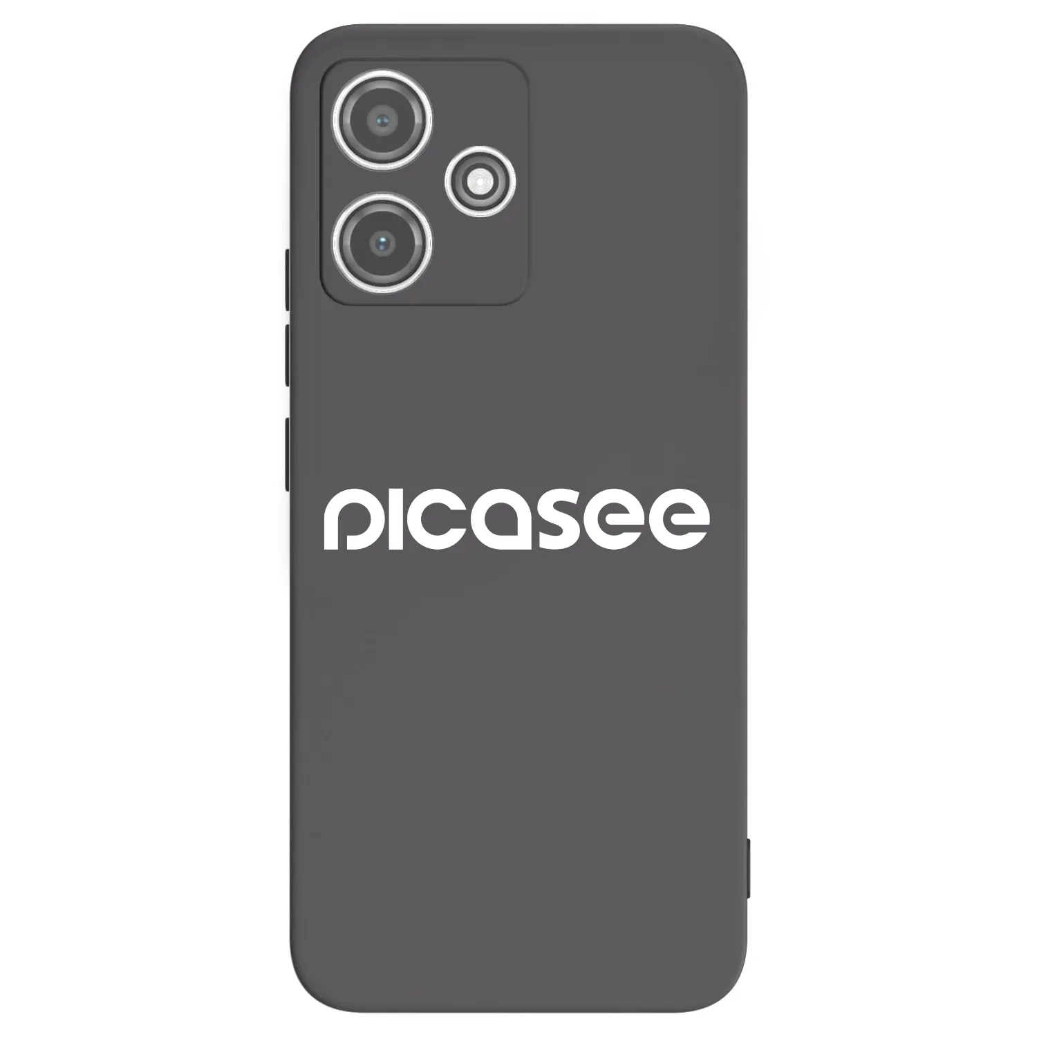 Picasee silikónový čierny obal pre Xiaomi Redmi 12 5G - Picasee - new logo - white