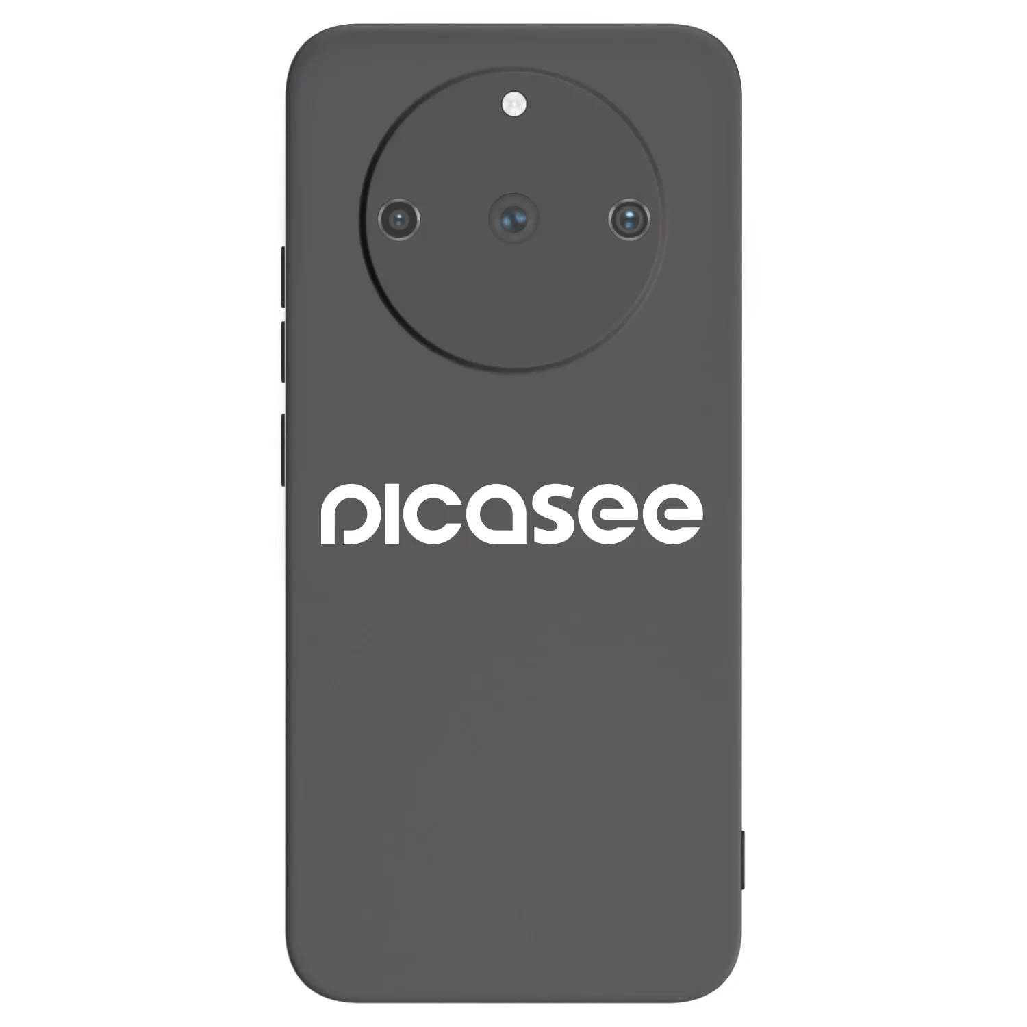 Picasee silikónový čierny obal pre Realme 11 Pro+ - Picasee - new logo - white
