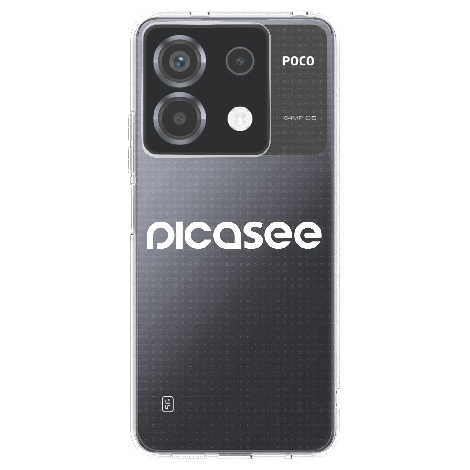 Picasee silikónový prehľadný obal pre Xiaomi Poco X6 - Picasee - new logo - white