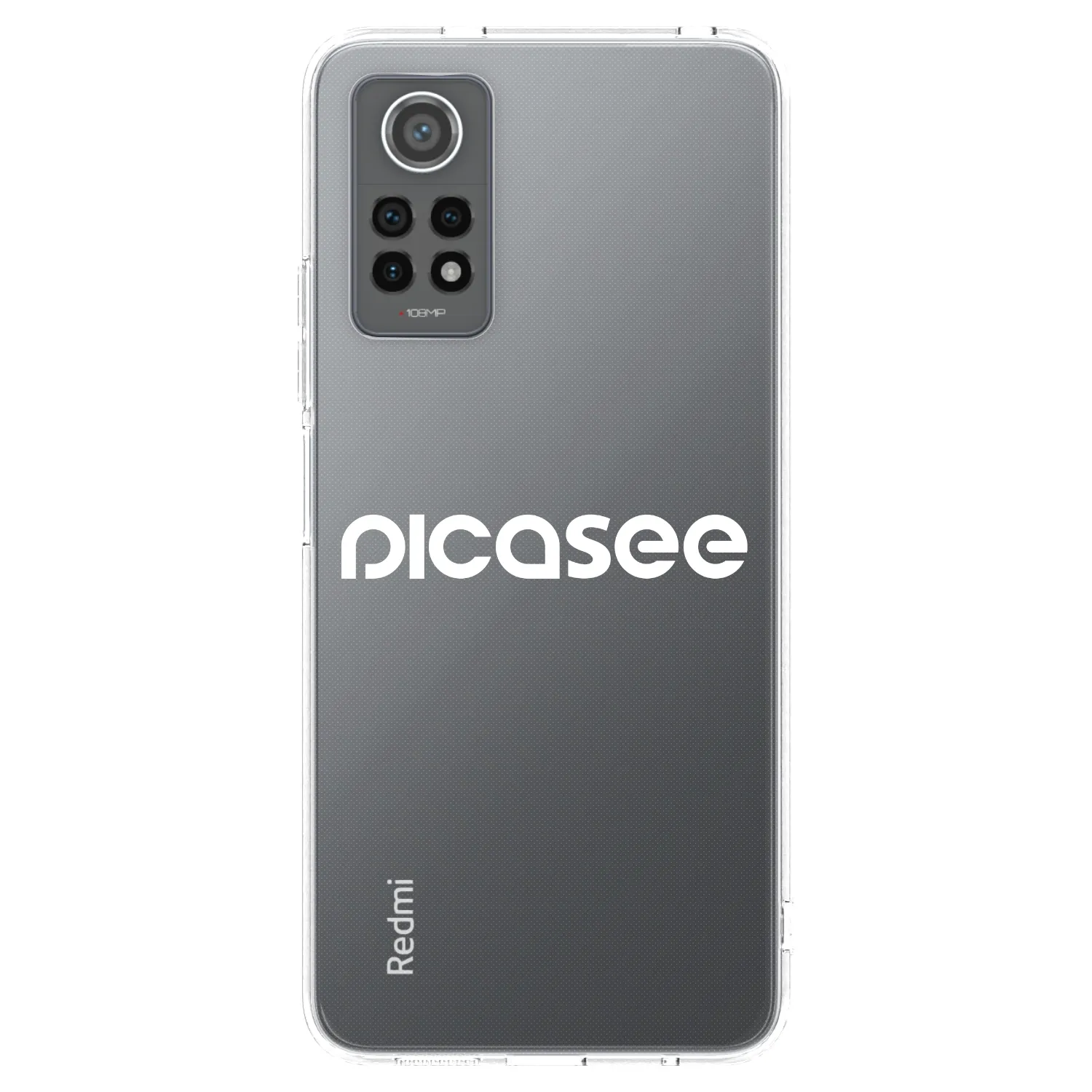 Picasee silikónový prehľadný obal pre Xiaomi Redmi Note 12 Pro 4G - Picasee - new logo - white
