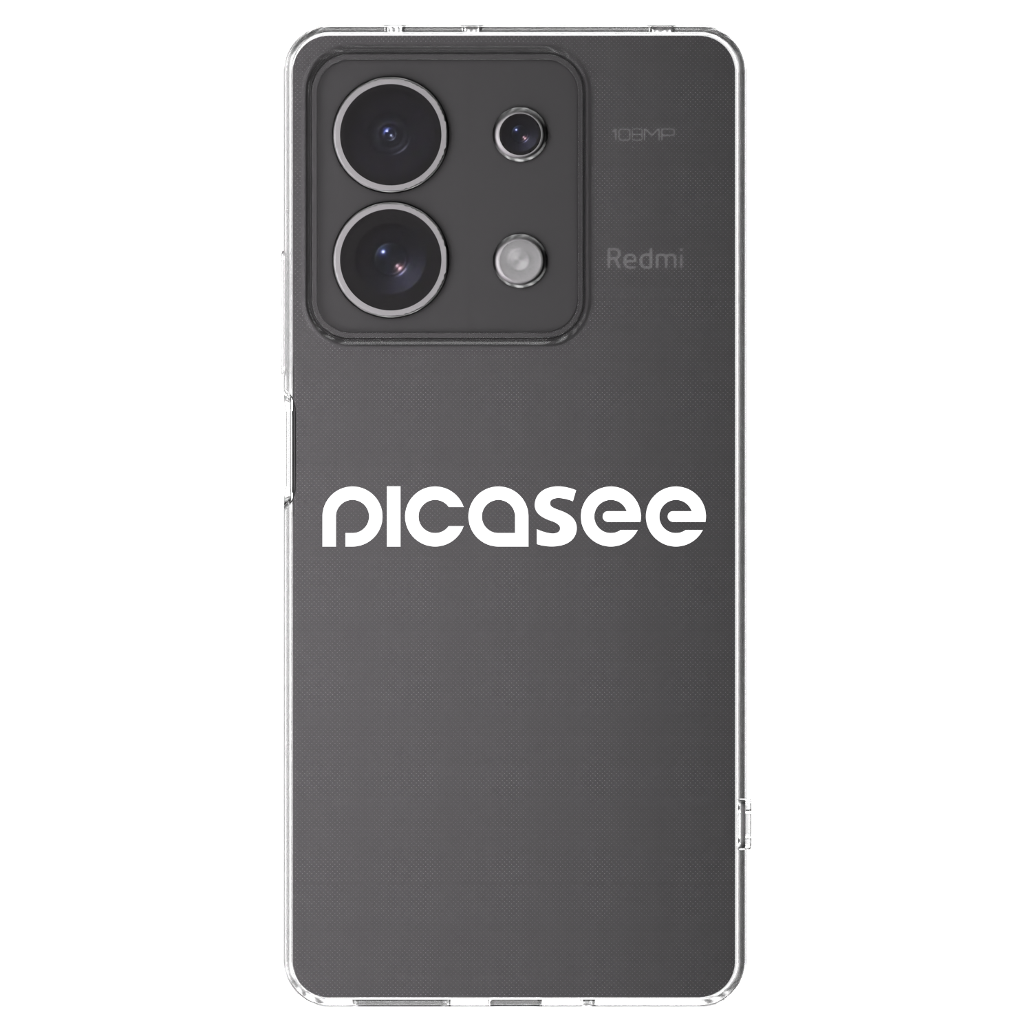 Picasee silikónový prehľadný obal pre Xiaomi Redmi Note 13 4G - Picasee - new logo - white