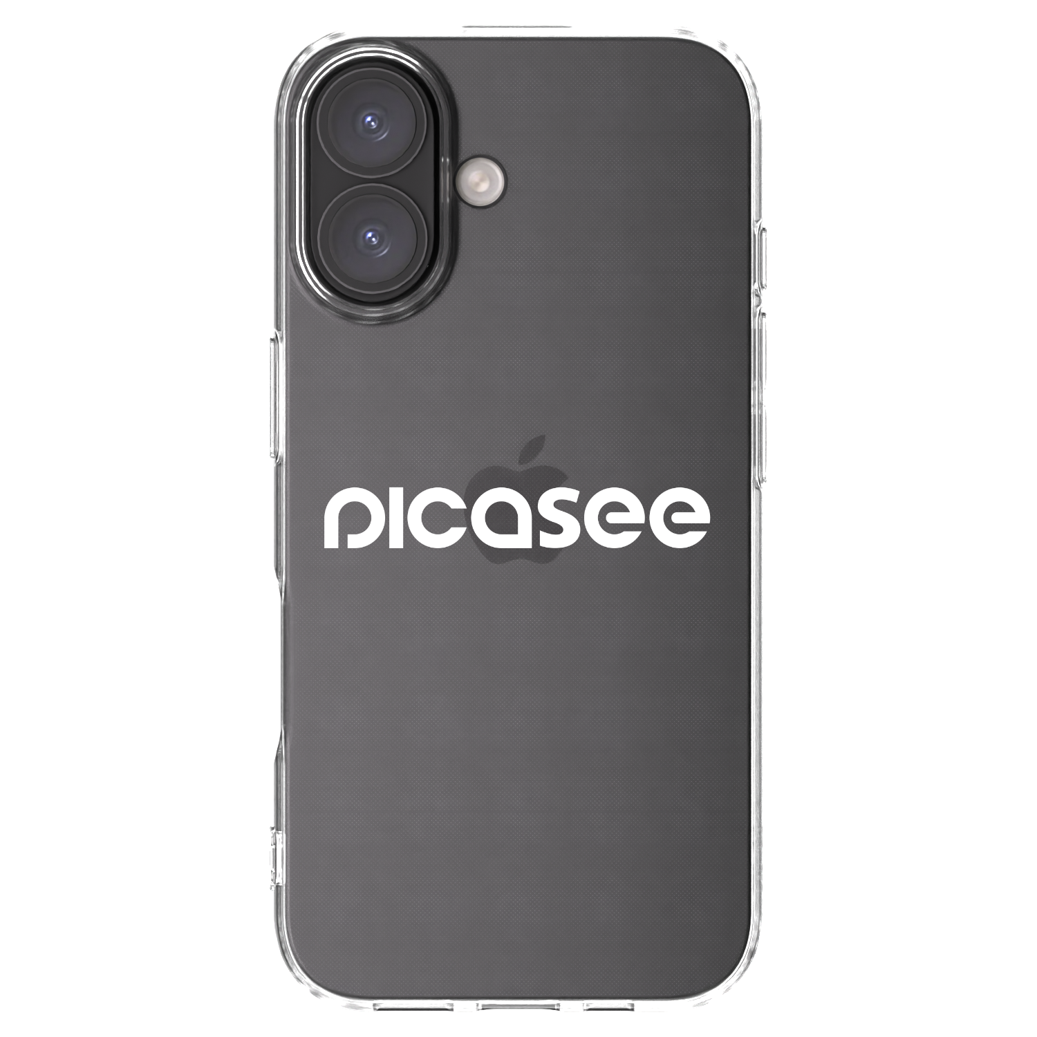 Picasee silikónový prehľadný obal pre Apple iPhone 16 - Picasee - new logo - white
