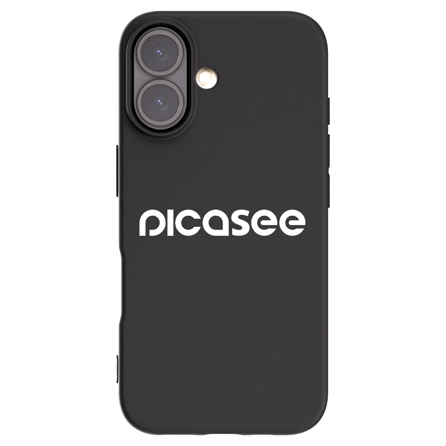 Picasee silikónový čierny obal pre Apple iPhone 16 - Picasee - new logo - white
