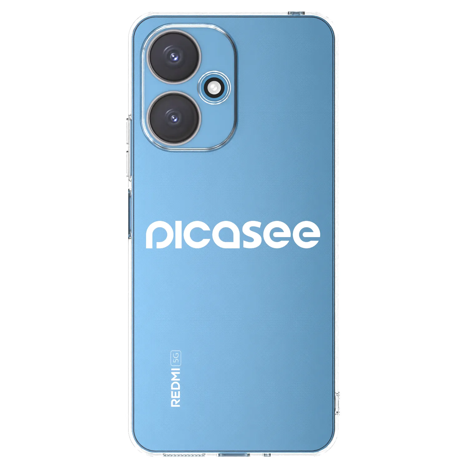 Picasee silikónový prehľadný obal pre Xiaomi Redmi 13C 5G - Picasee - new logo - white