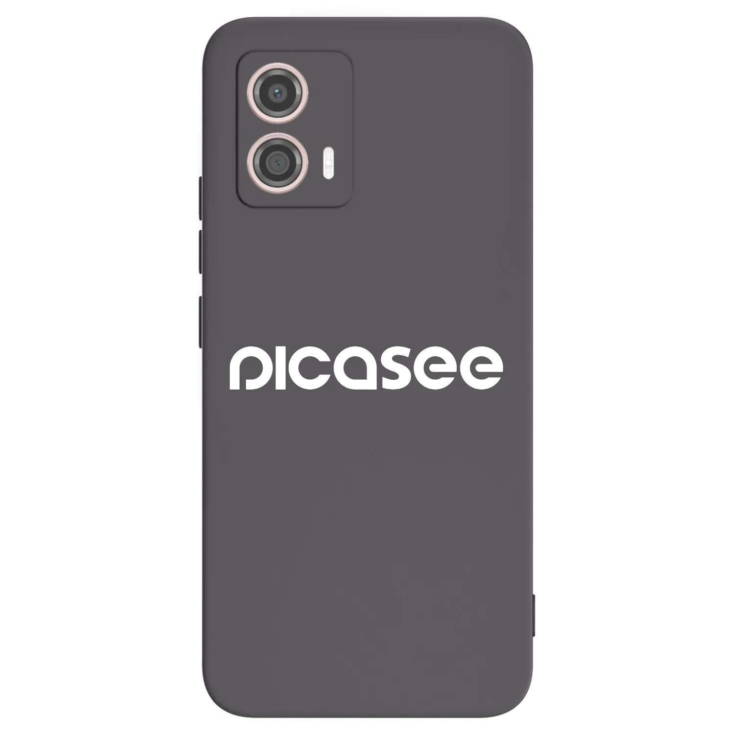 Picasee silikónový čierny obal pre Motorola Moto G53 5G - Picasee - new logo - white