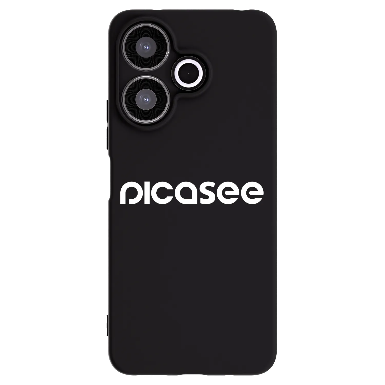 Silikónový čierny obal pre Xiaomi Redmi 13 4G - Picasee - new logo - white