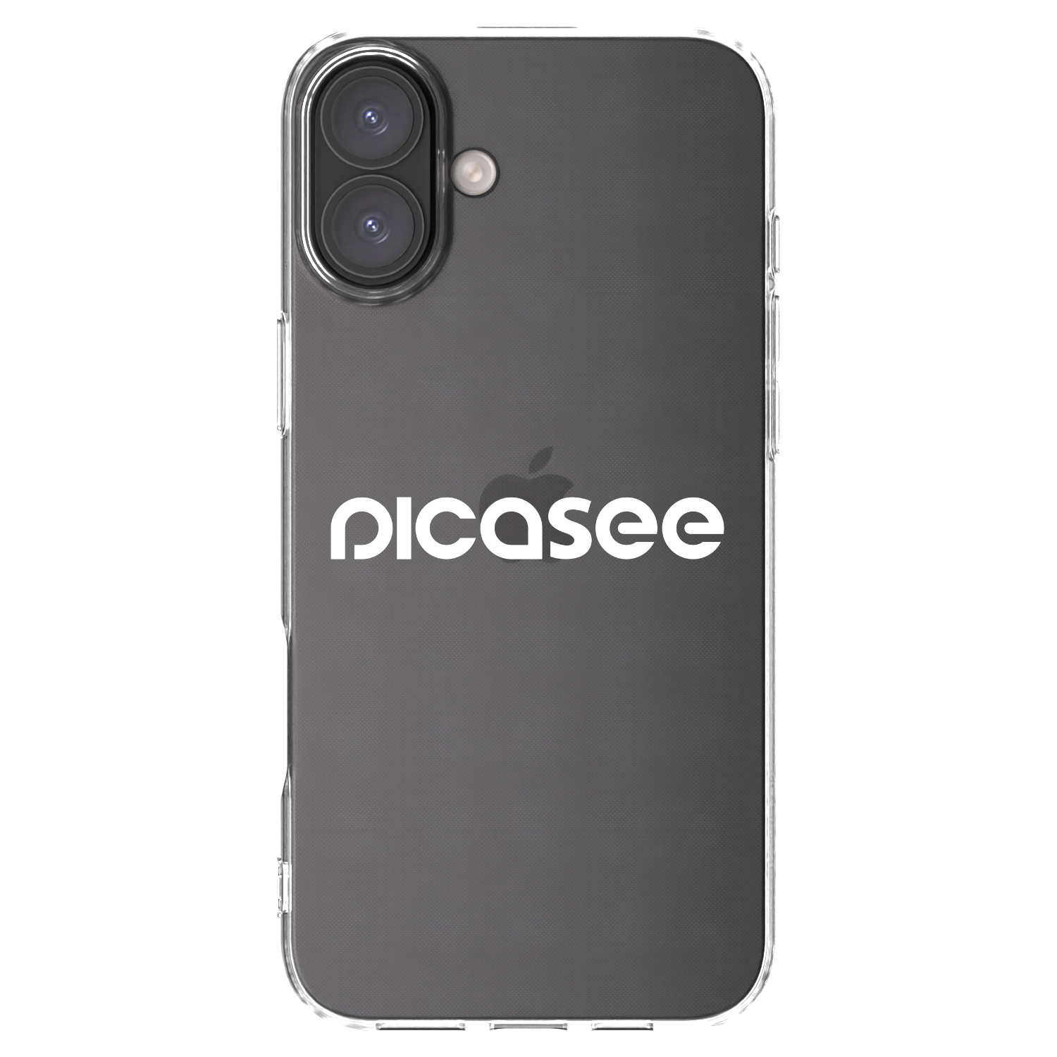 Picasee silikónový prehľadný obal pre Apple iPhone 16 Plus - Picasee - new logo - white