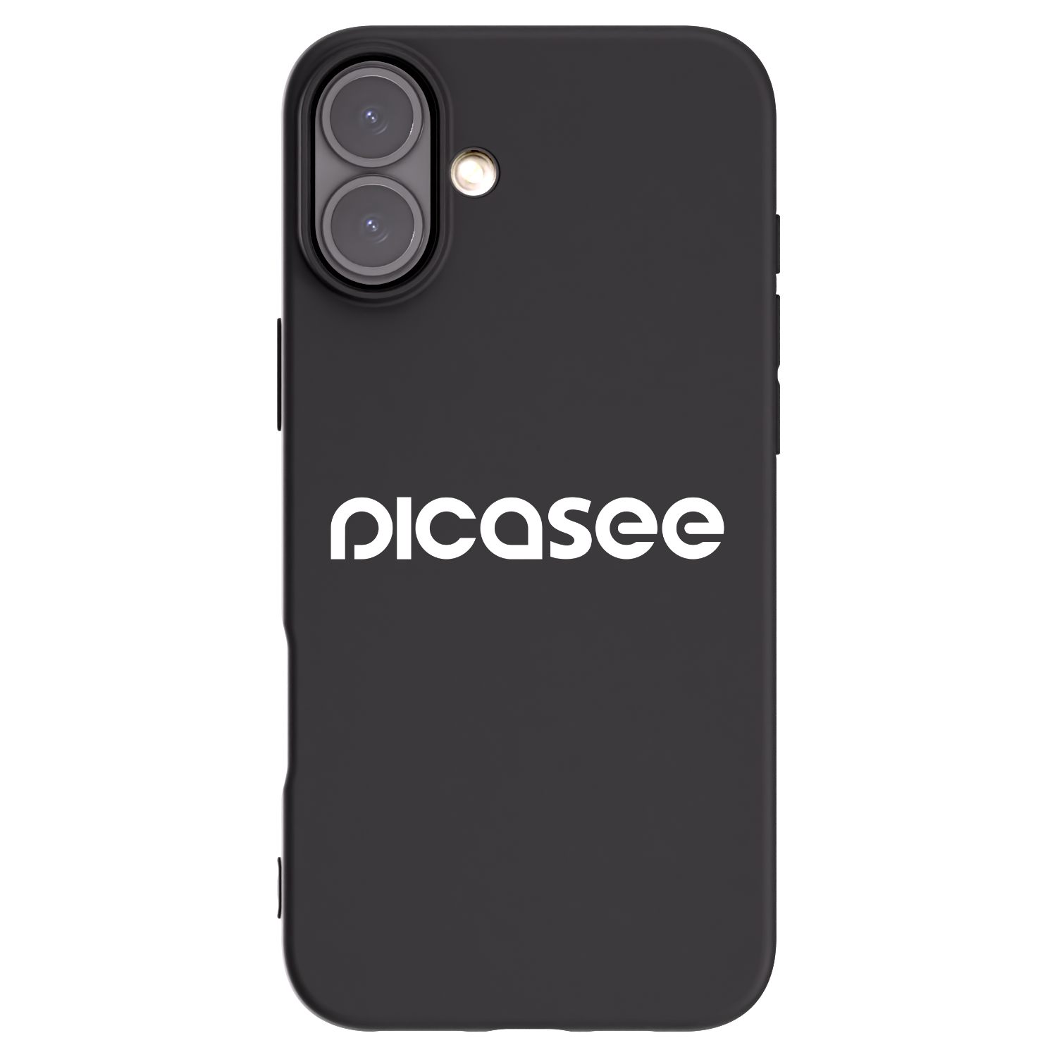 Picasee silikónový čierny obal pre Apple iPhone 16 Plus - Picasee - new logo - white
