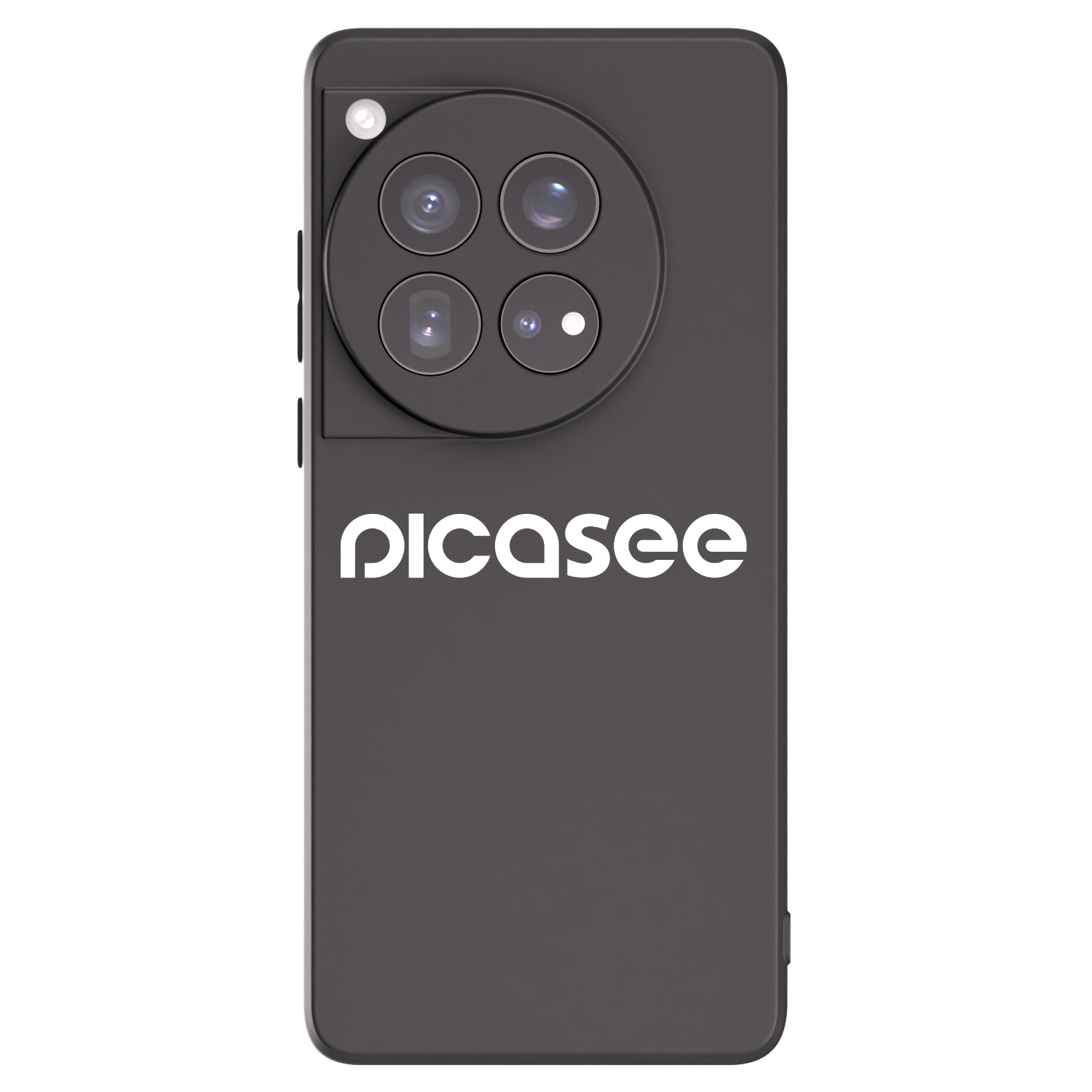 Picasee silikónový čierny obal pre OnePlus 12 5G - Picasee - new logo - white