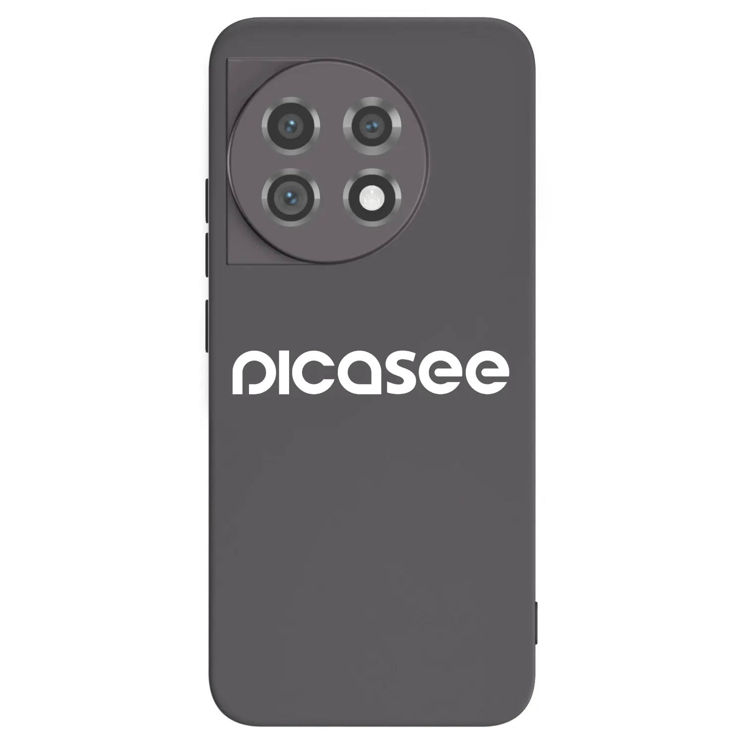 Picasee silikónový čierny obal pre OnePlus 11 5G - Picasee - new logo - white
