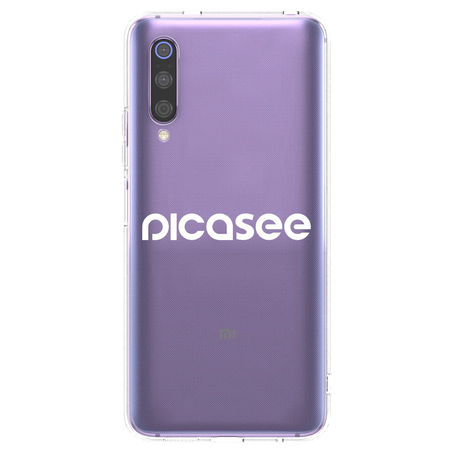 Picasee silikónový prehľadný obal pre Xiaomi Mi 9 - Picasee - new logo - white