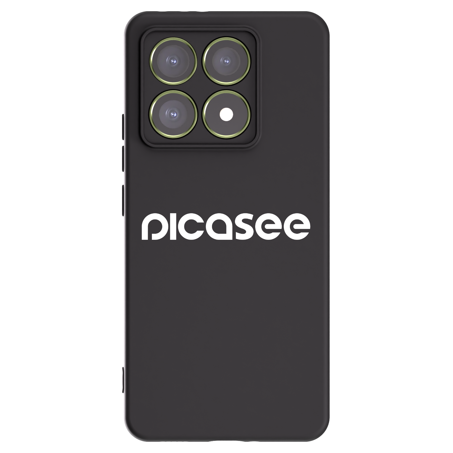 Picasee silikónový čierny obal pre Xiaomi 14T - Picasee - new logo - white