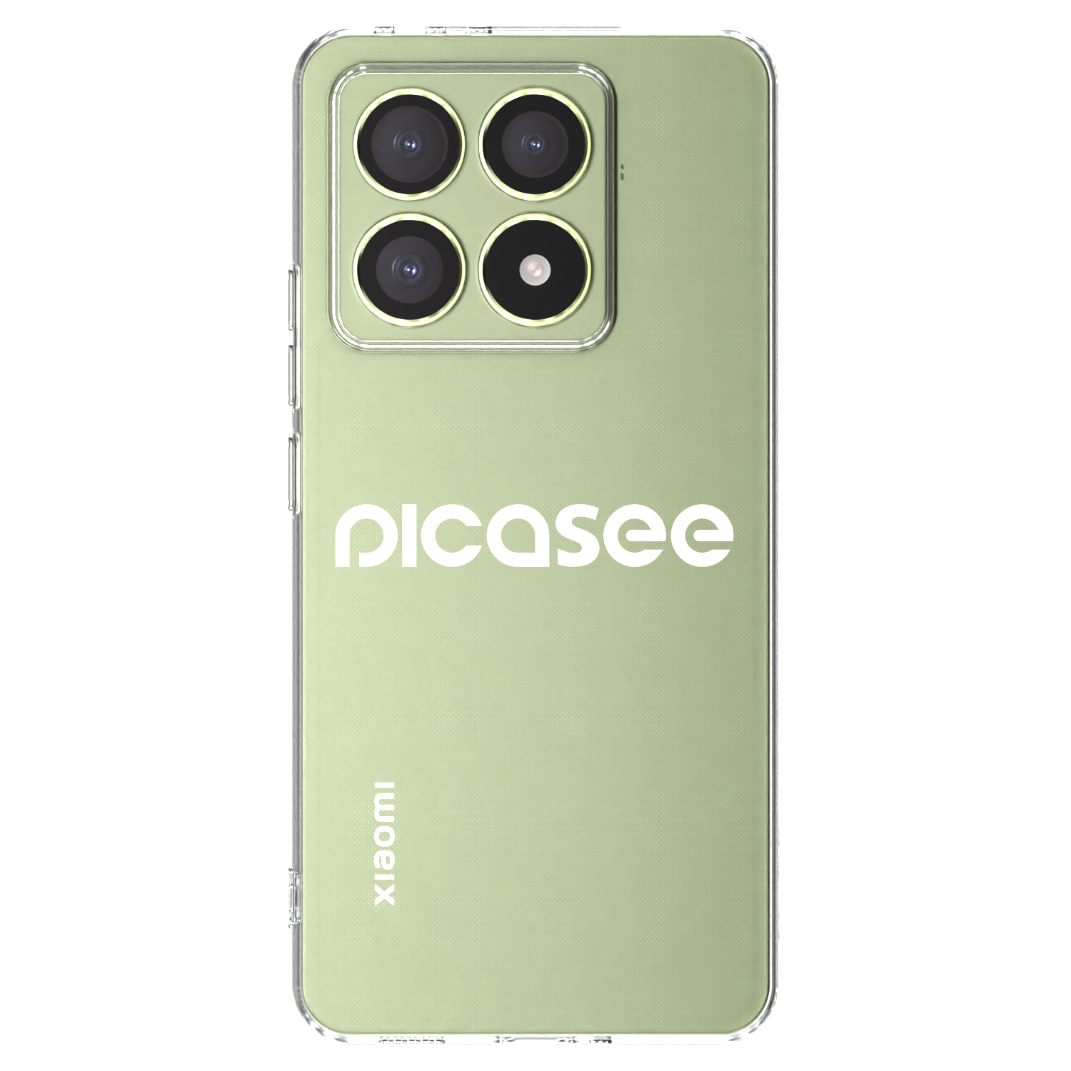 Picasee silikónový prehľadný obal pre Xiaomi 14T - Picasee - new logo - white