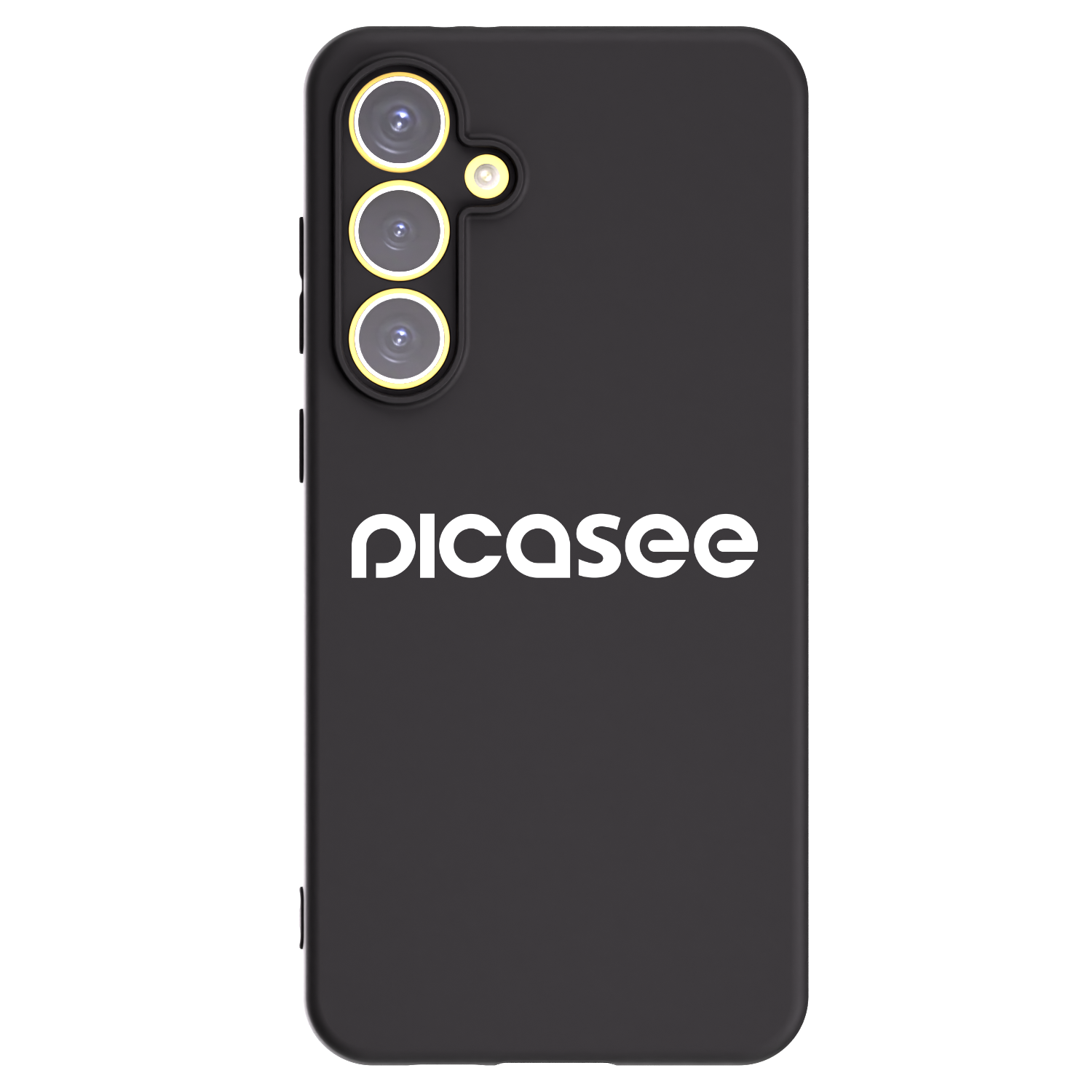 Picasee silikónový čierny obal pre Samsung Galaxy S24 FE S721B - Picasee - new logo - white