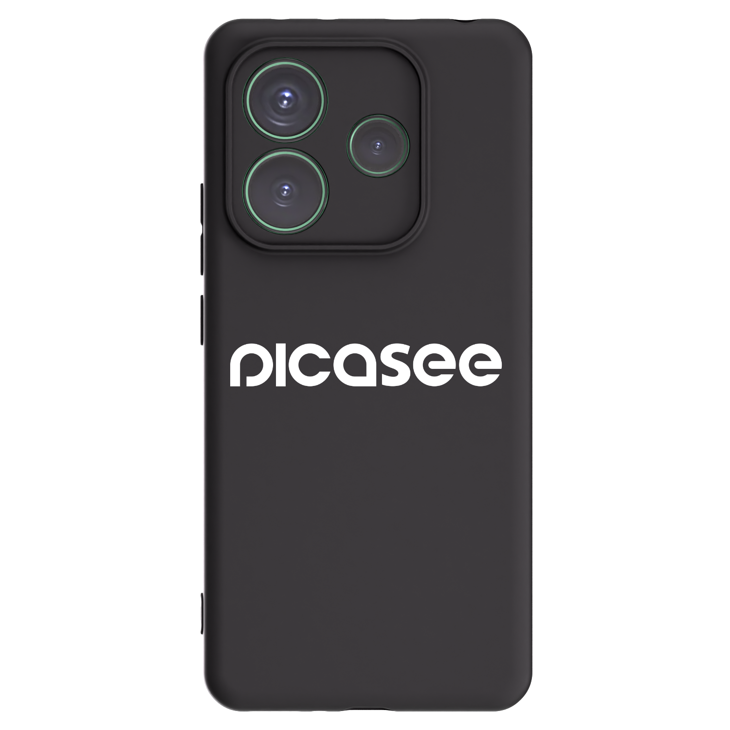 Silikónový čierny obal pre Xiaomi Redmi Note 14 5G - Picasee - new logo - white