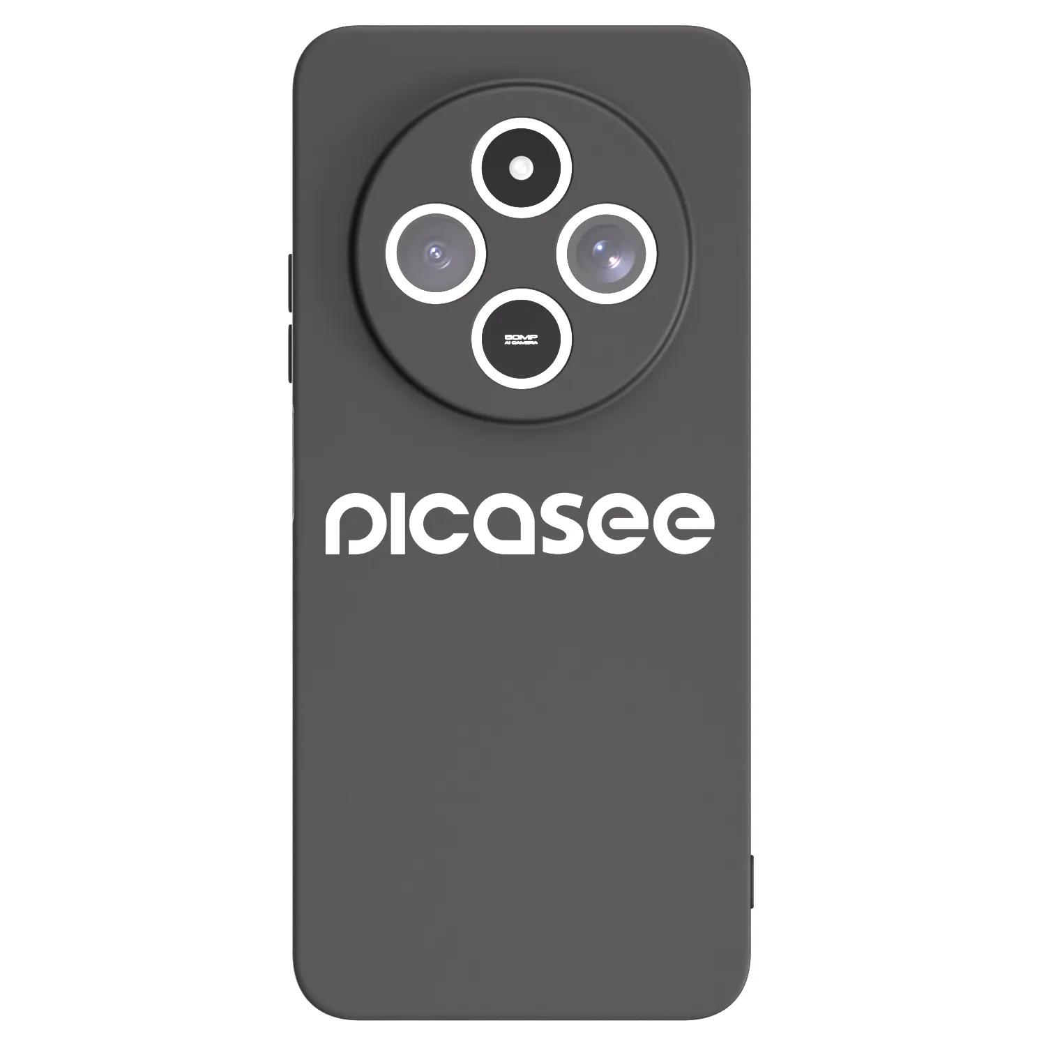 Picasee silikónový čierny obal pre Xiaomi Redmi 14C - Picasee - new logo - white