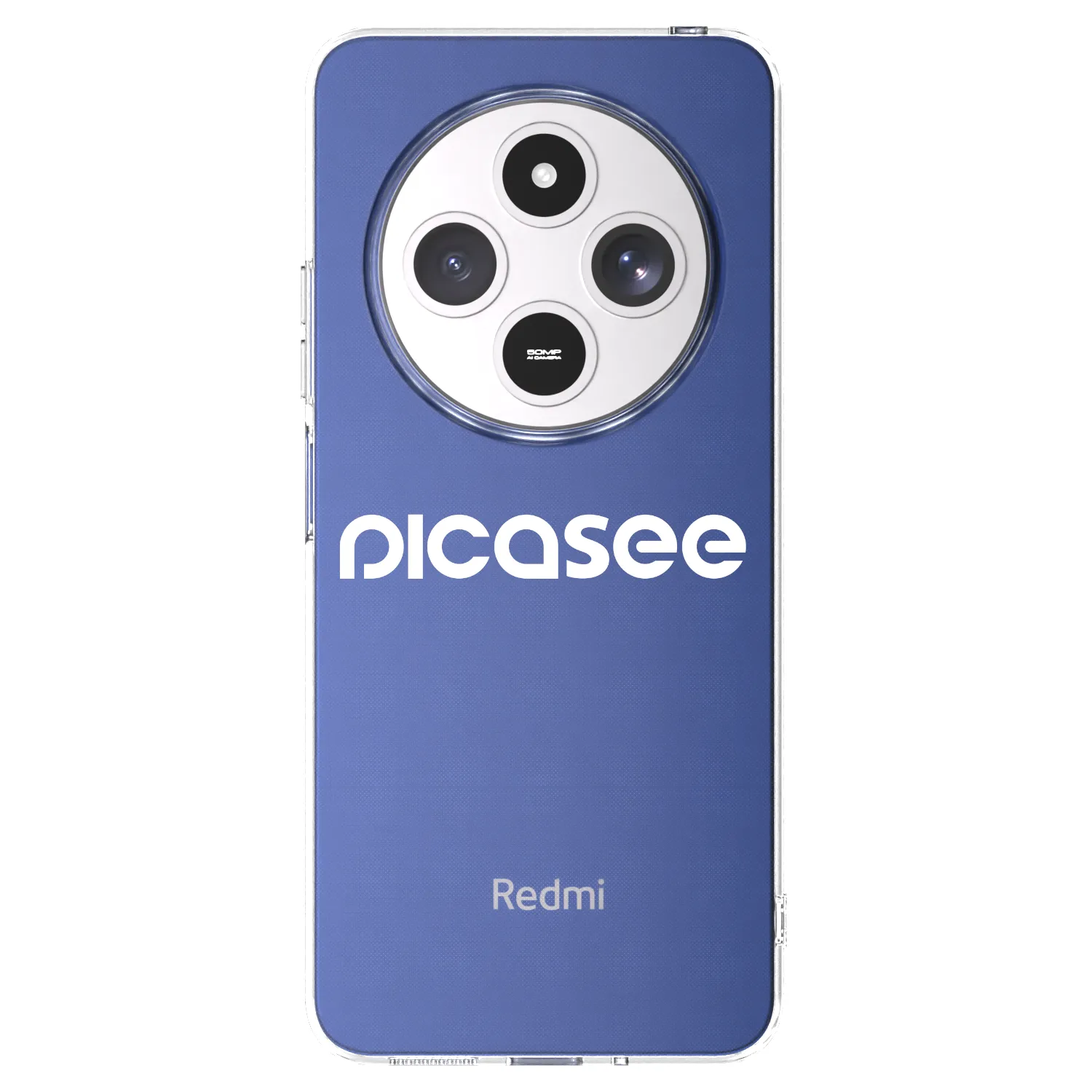 Picasee silikónový prehľadný obal pre Xiaomi Redmi 14C - Picasee - new logo - white
