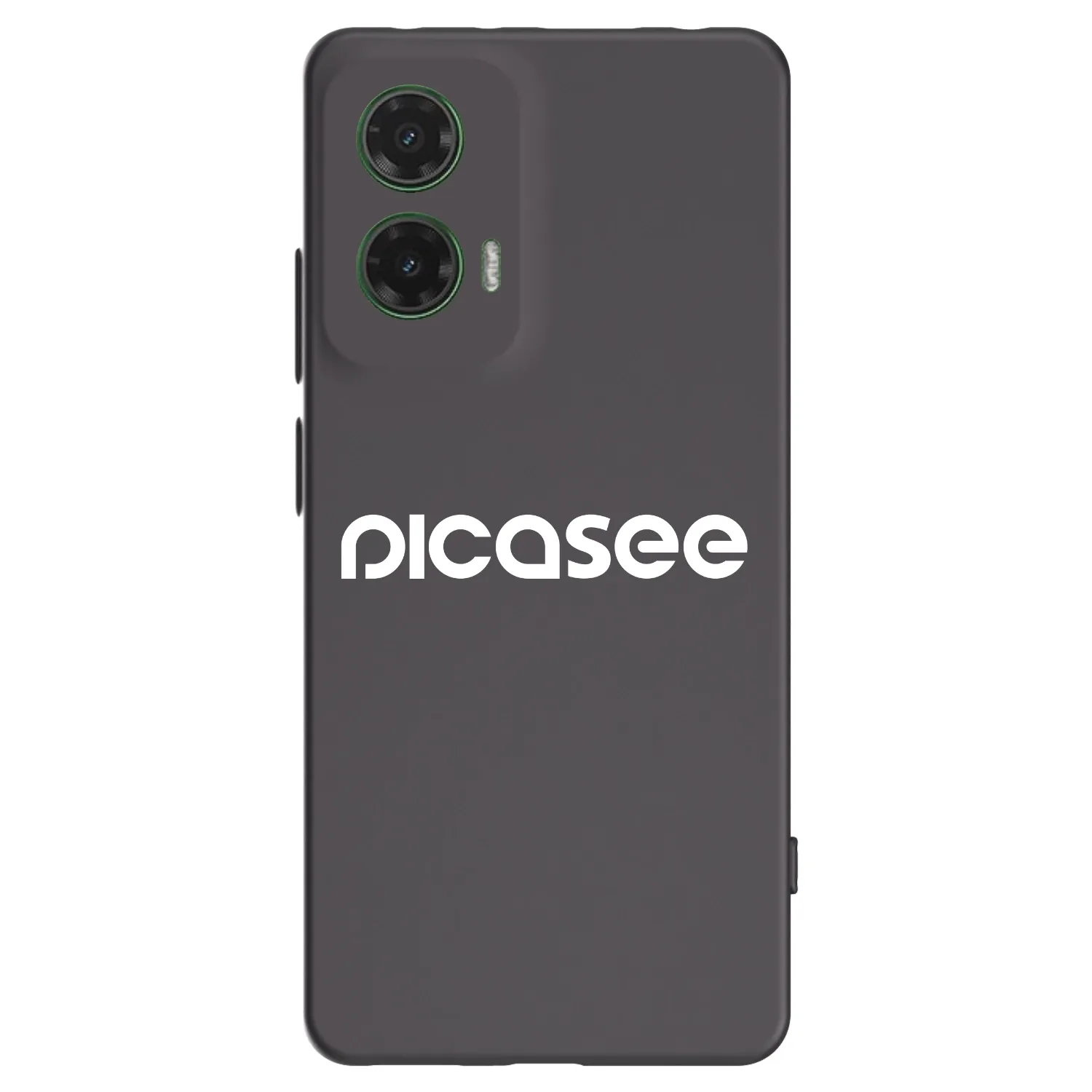 Picasee silikónový čierny obal pre Motorola Moto G35 5G - Picasee - new logo - white