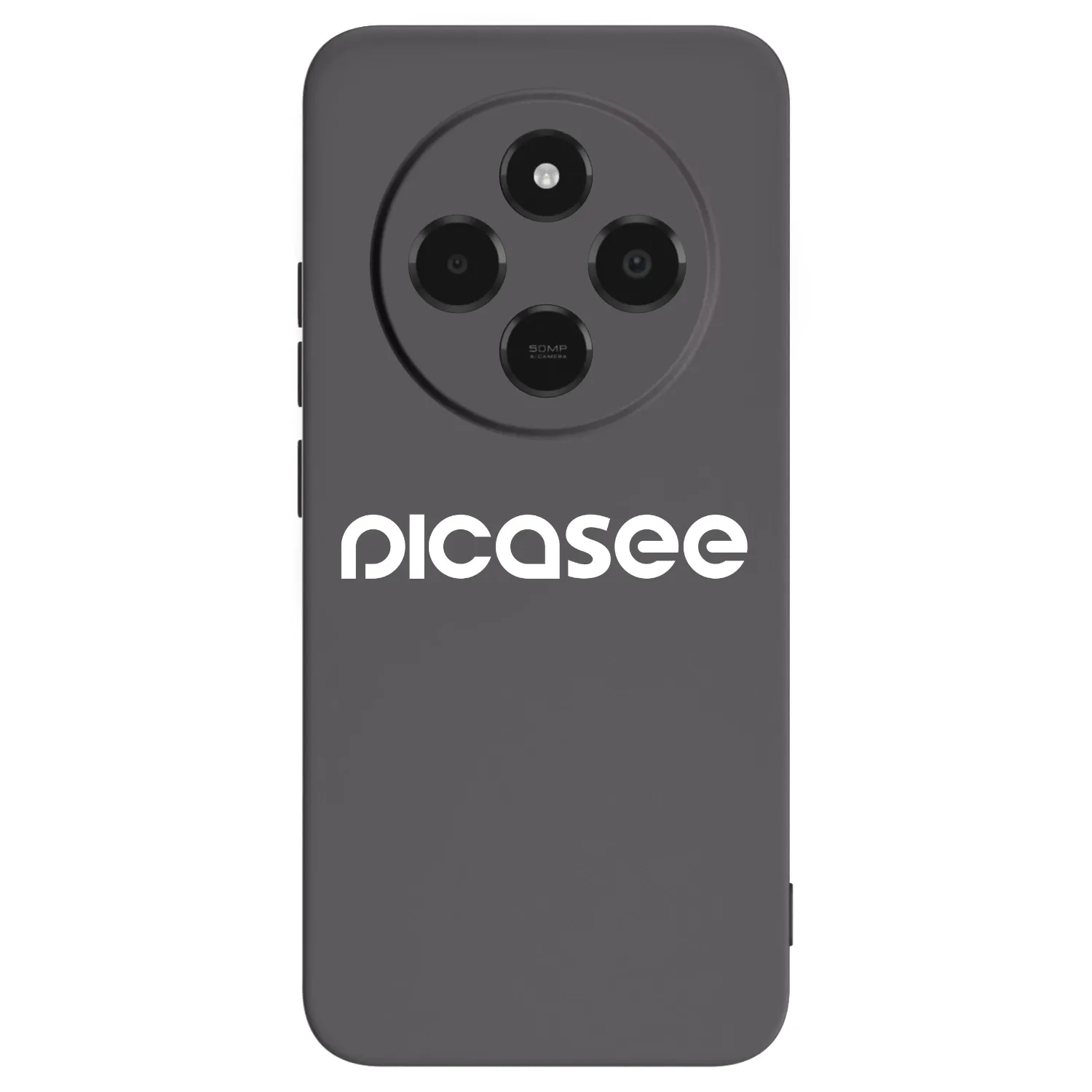 Picasee silikónový čierny obal pre Xiaomi Poco C75 - Picasee - new logo - white