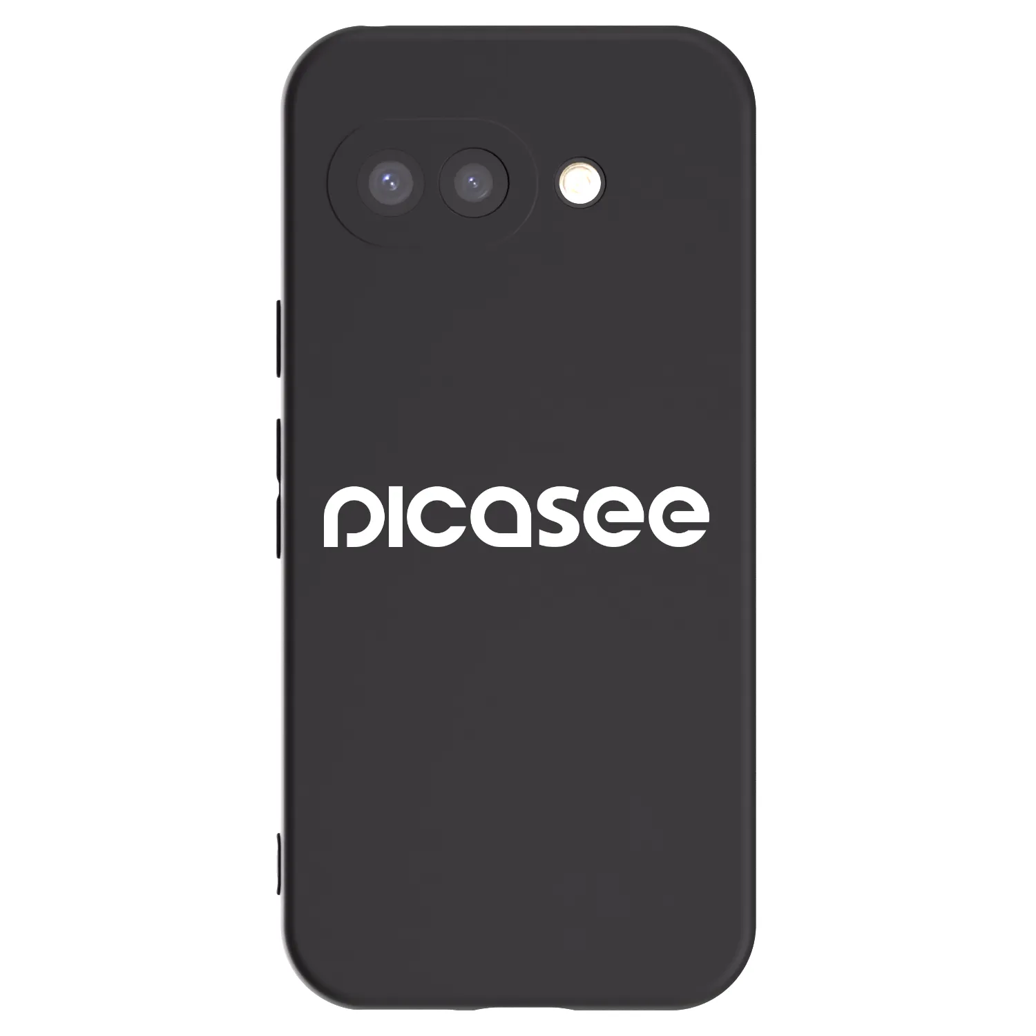 Picasee silikónový čierny obal pre Google Pixel 9a - Picasee - new logo - white