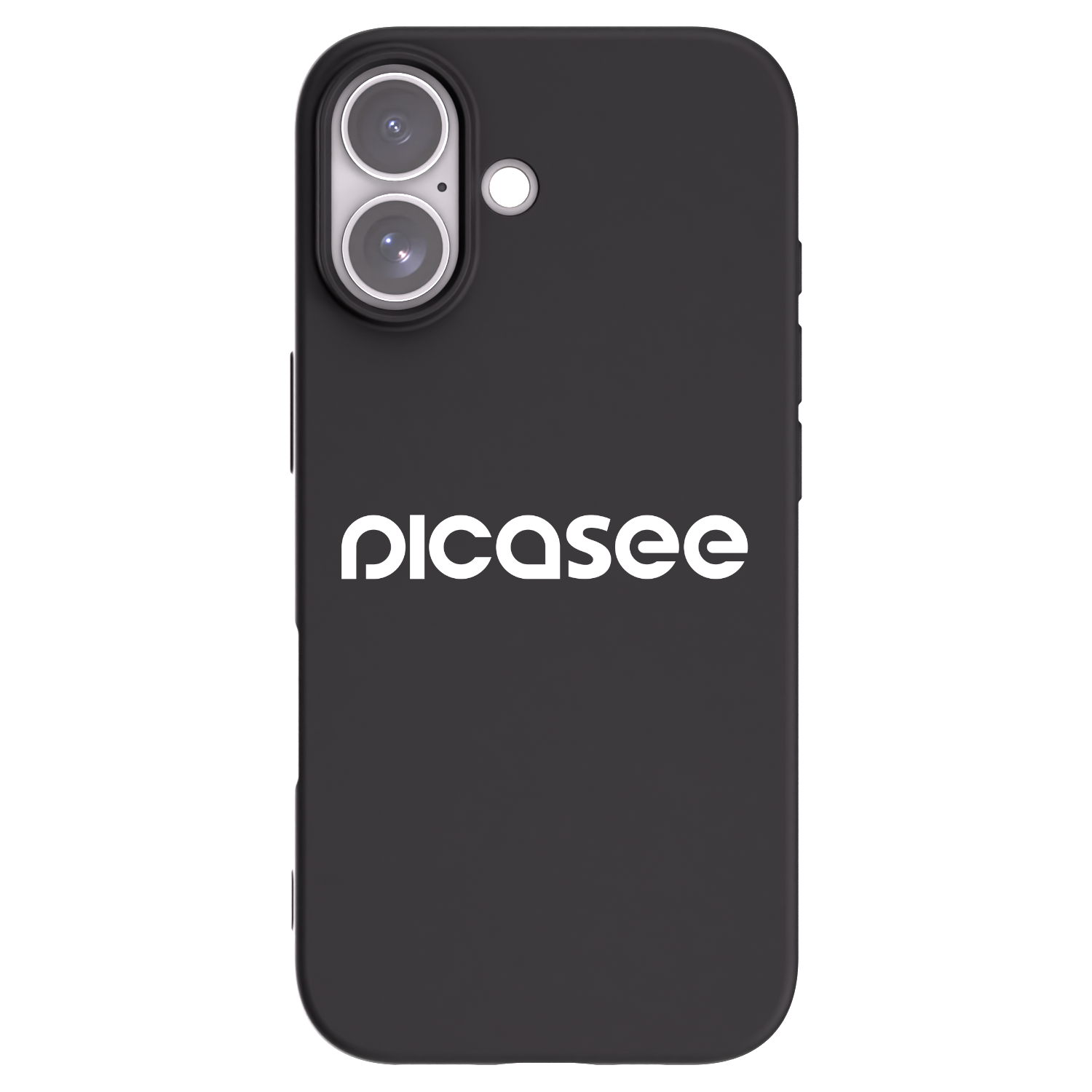 Picasee silikónový čierny obal pre Apple iPhone 17 - Picasee - new logo - white