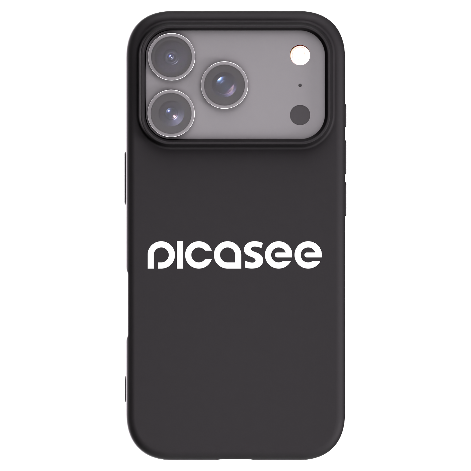 Picasee silikónový čierny obal pre Apple iPhone 17 Pro - Picasee - new logo - white