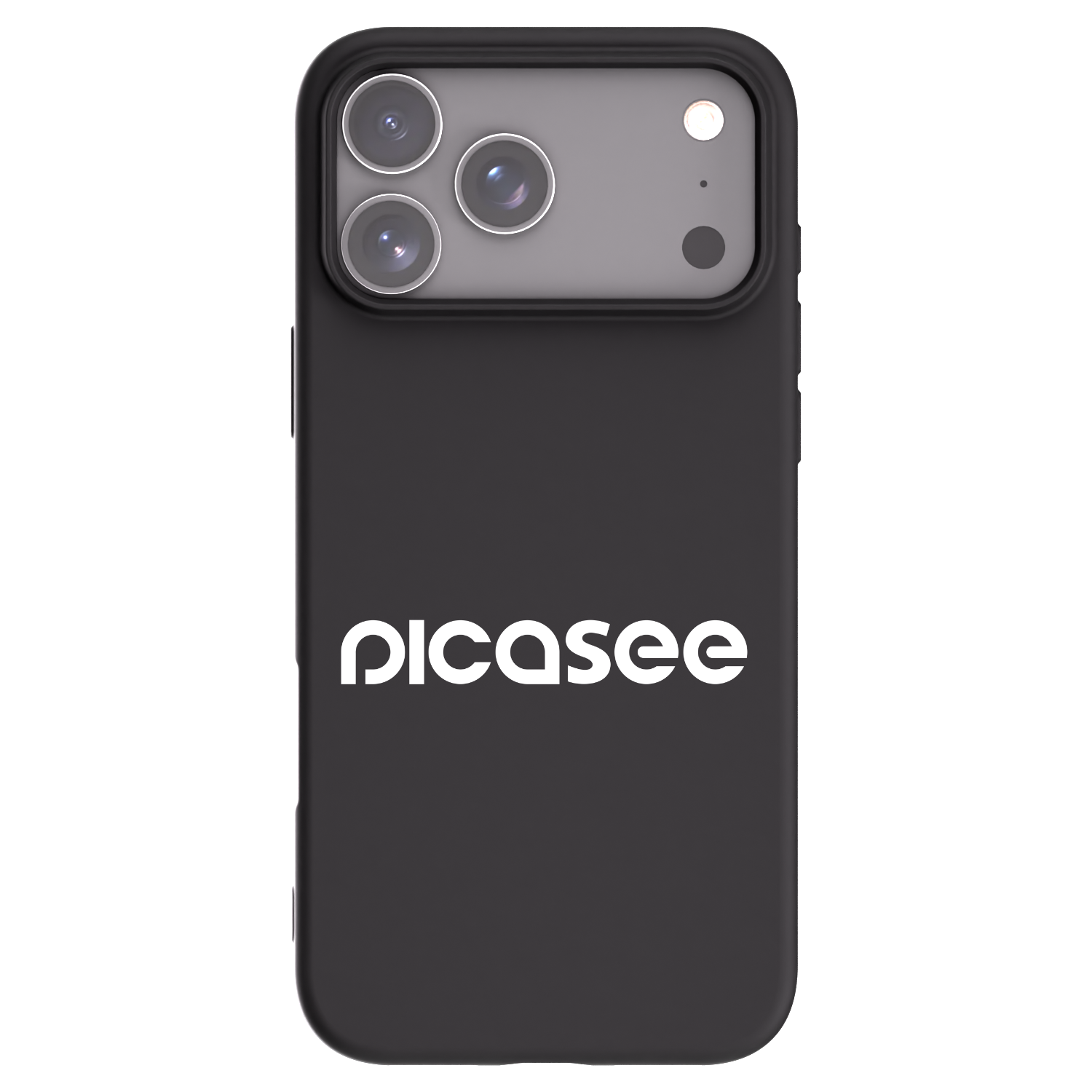 Picasee silikónový čierny obal pre Apple iPhone 17 Pro Max - Picasee - new logo - white
