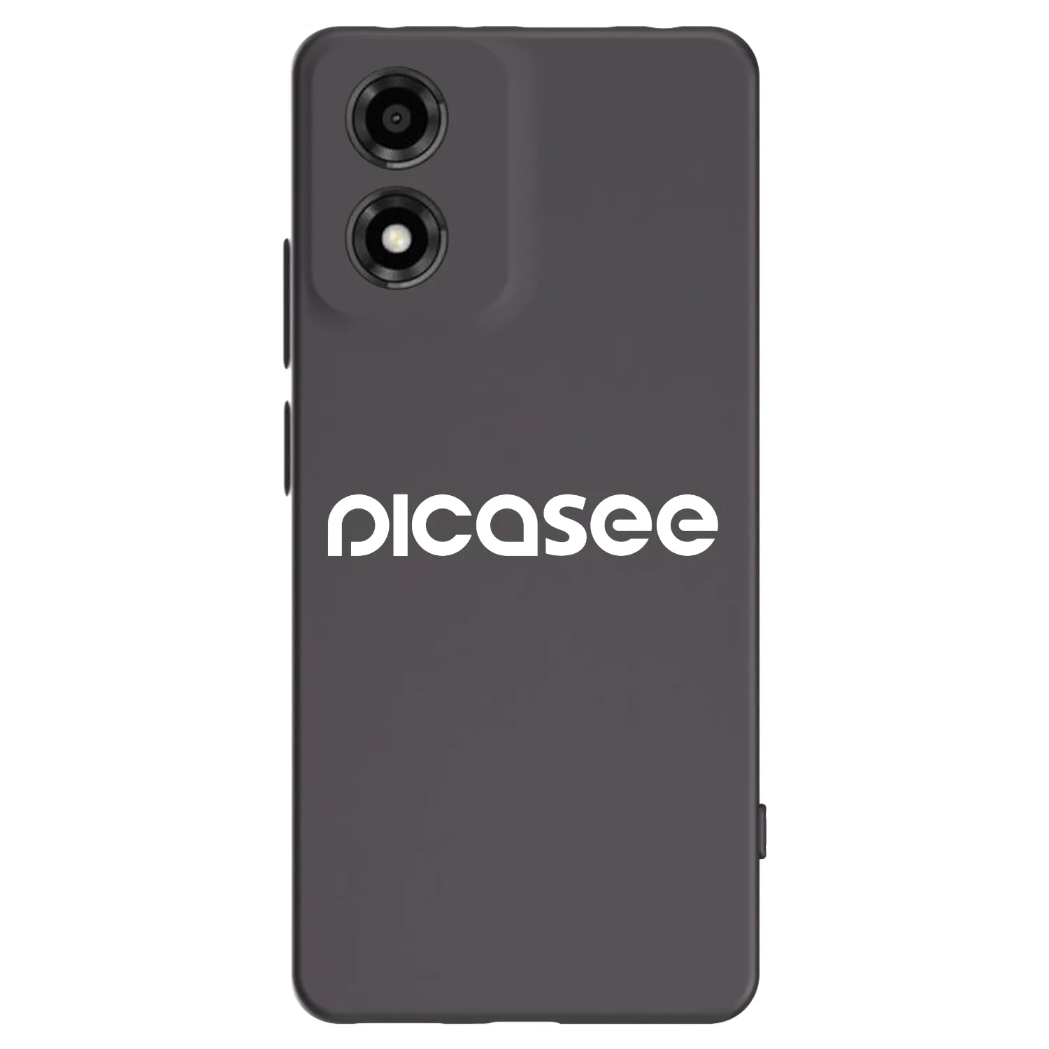 Picasee silikónový čierny obal pre Motorola Moto E14 - Picasee - new logo - white