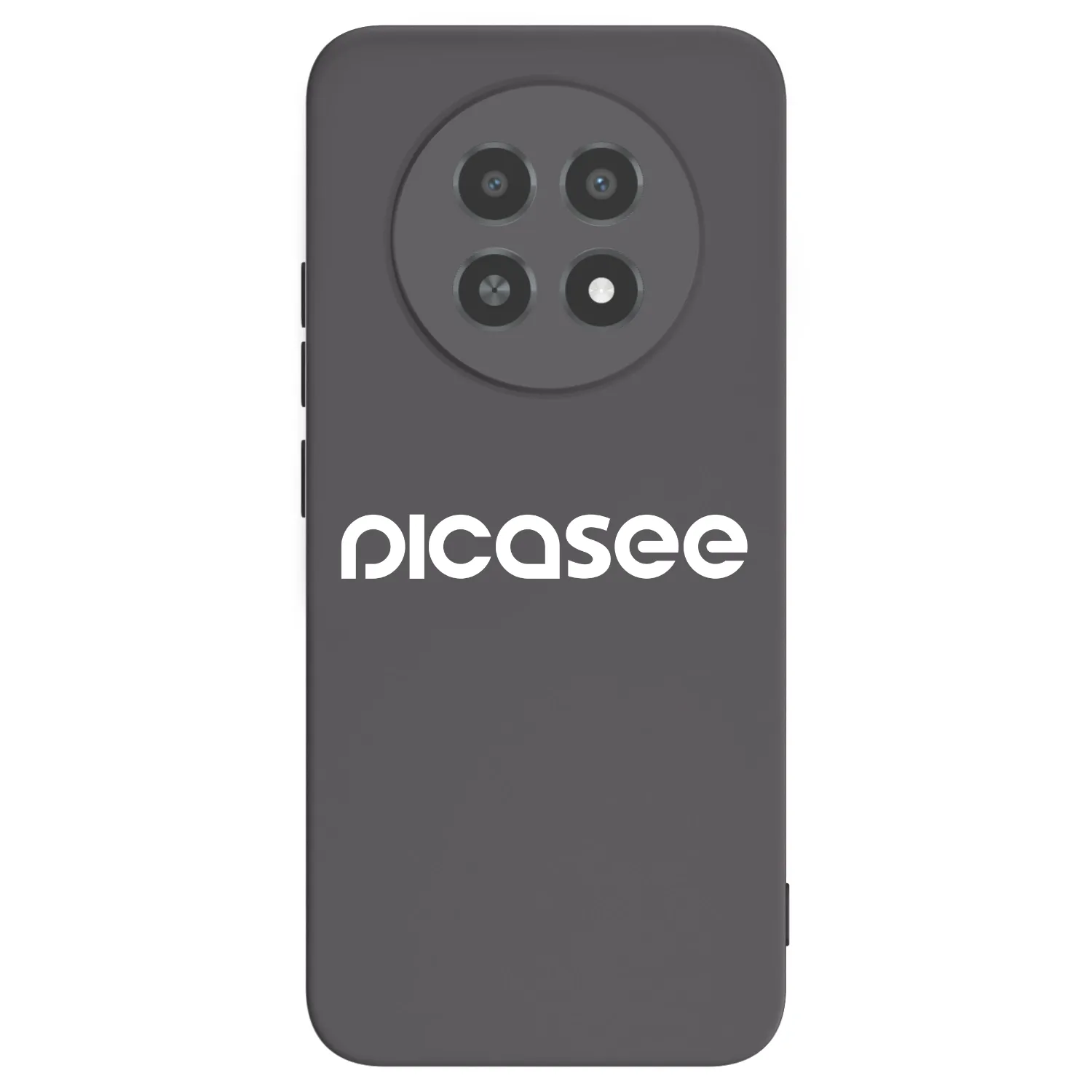 Picasee silikónový čierny obal pre Realme 12X - Picasee - new logo - white