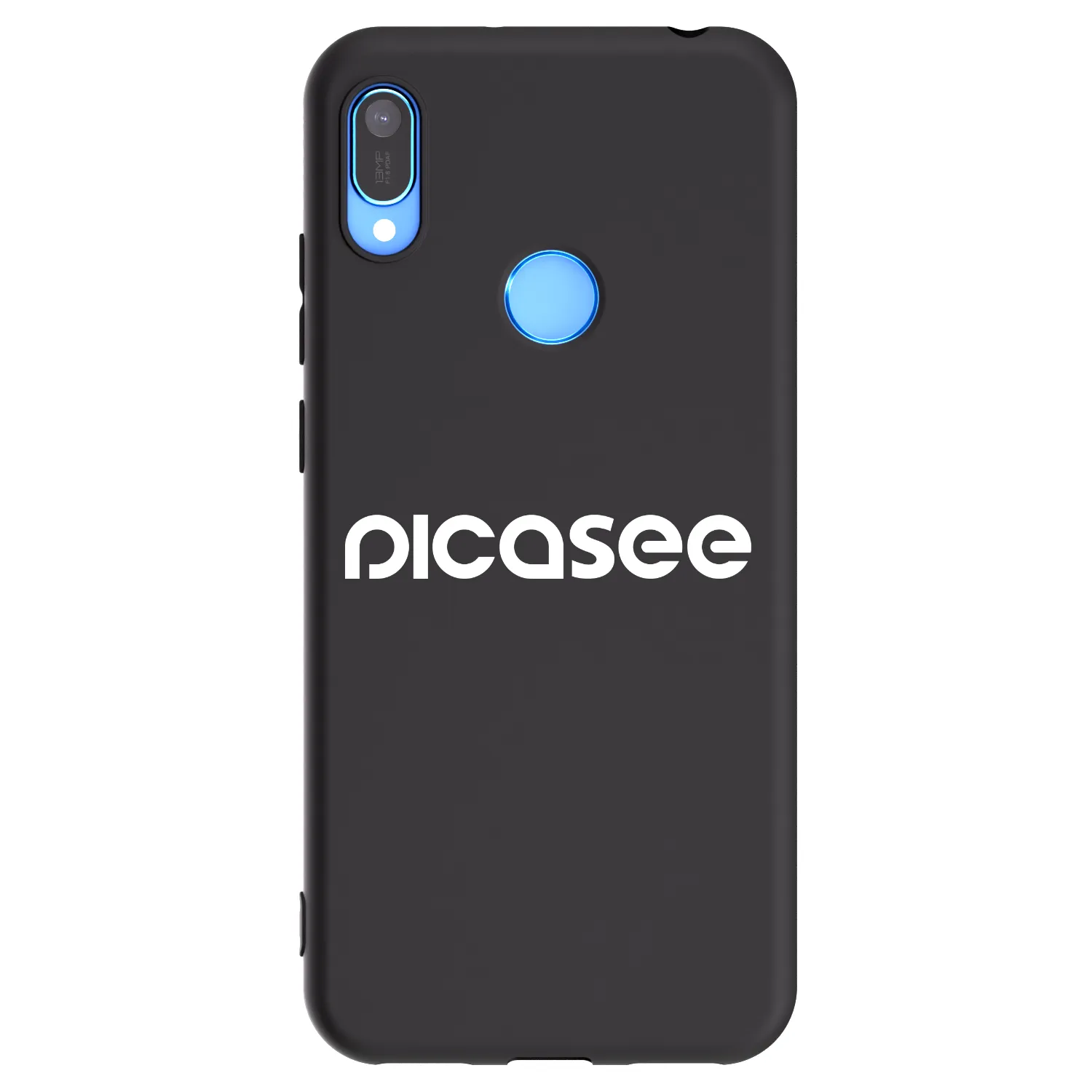 Picasee silikónový čierny obal pre Huawei Y6 2019 - Picasee - new logo - white