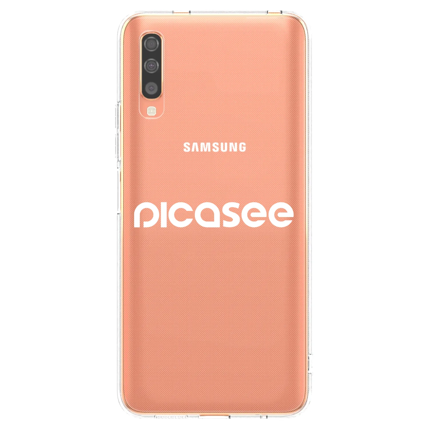 Picasee silikónový prehľadný obal pre Samsung Galaxy A70 A705F - Picasee - new logo - white