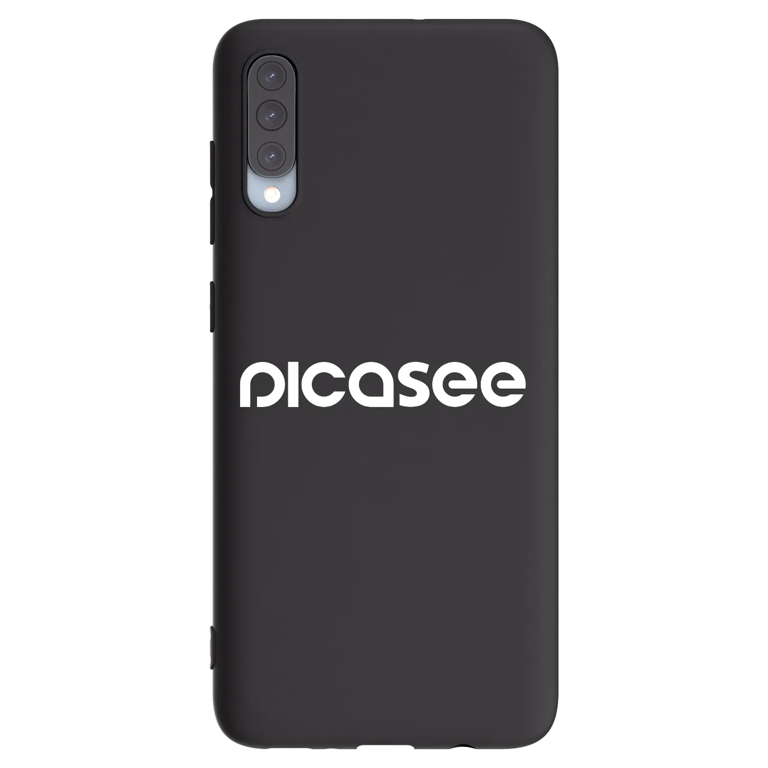 Picasee silikónový čierny obal pre Samsung Galaxy A70 A705F - Picasee - new logo - white