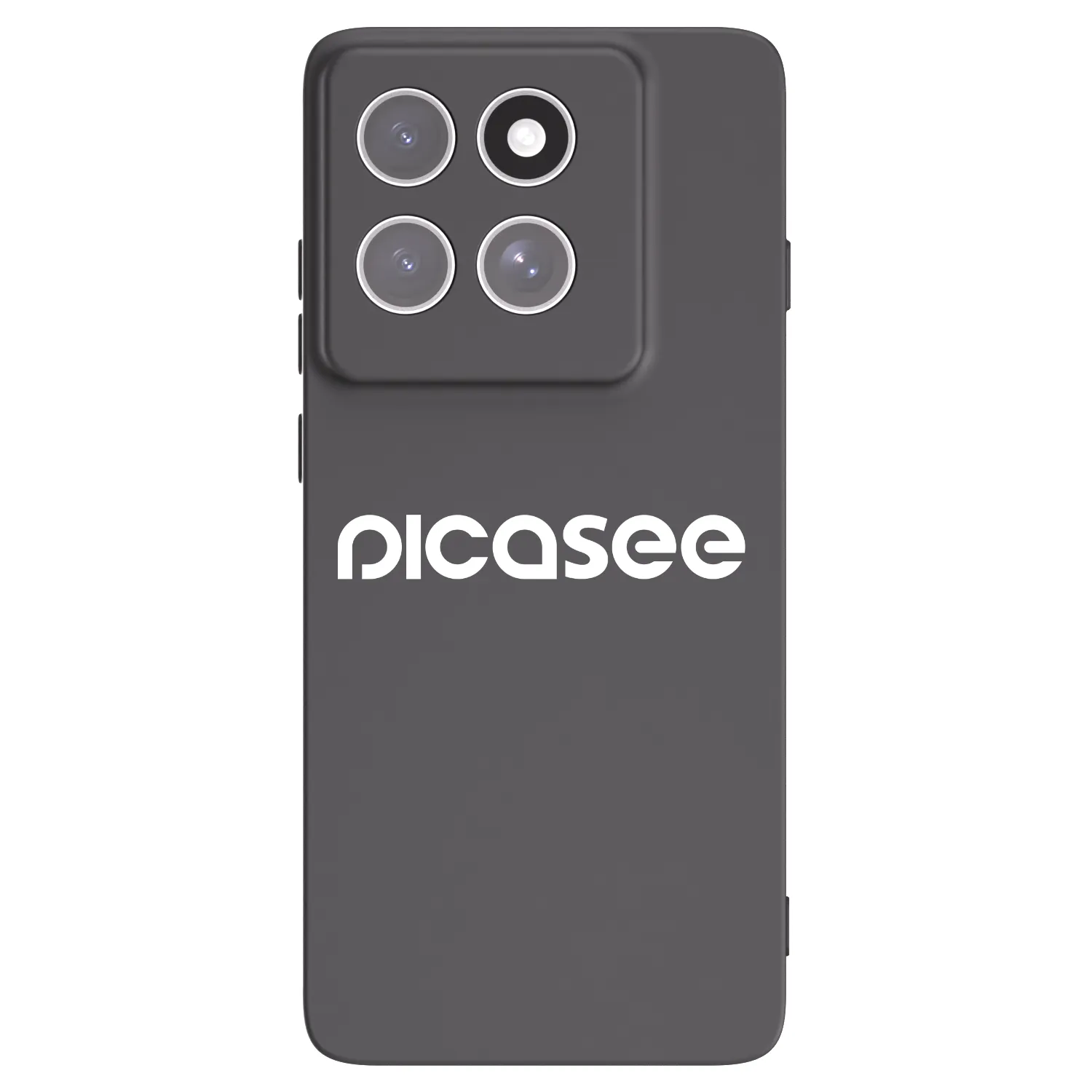 Picasee silikónový čierny obal pre Motorola Edge 60 Pro - Picasee - new logo - white