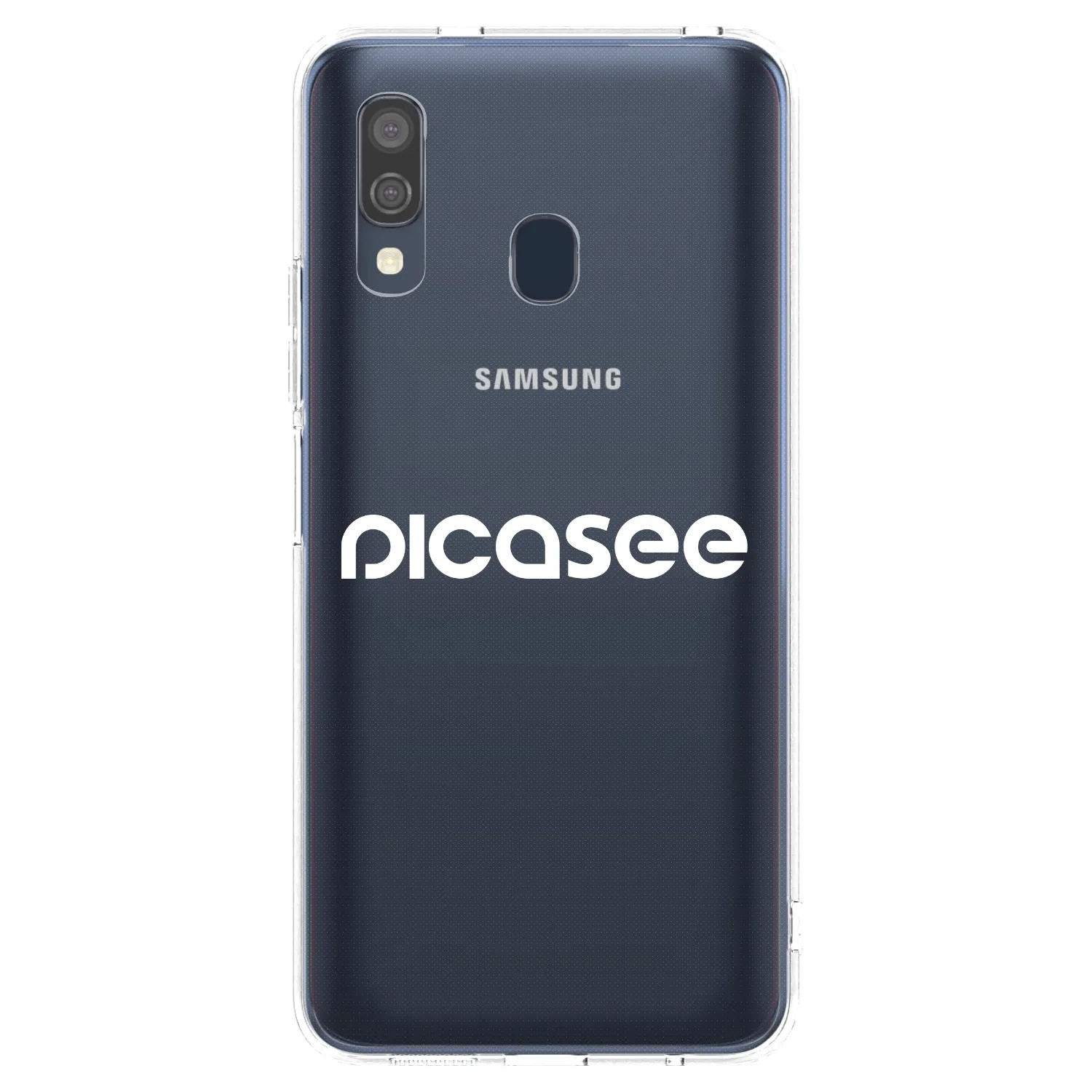 Picasee silikónový prehľadný obal pre Samsung Galaxy A40 A405F - Picasee - new logo - white