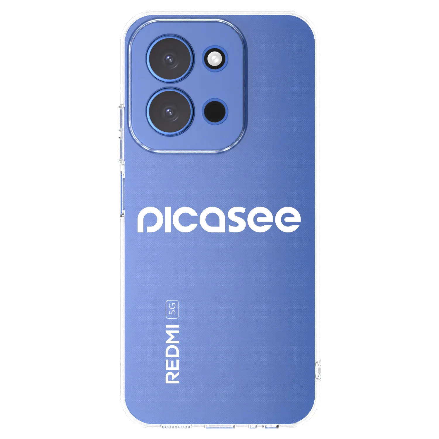 Picasee silikónový prehľadný obal pre Xiaomi Redmi 15C 4G - Picasee - new logo - white
