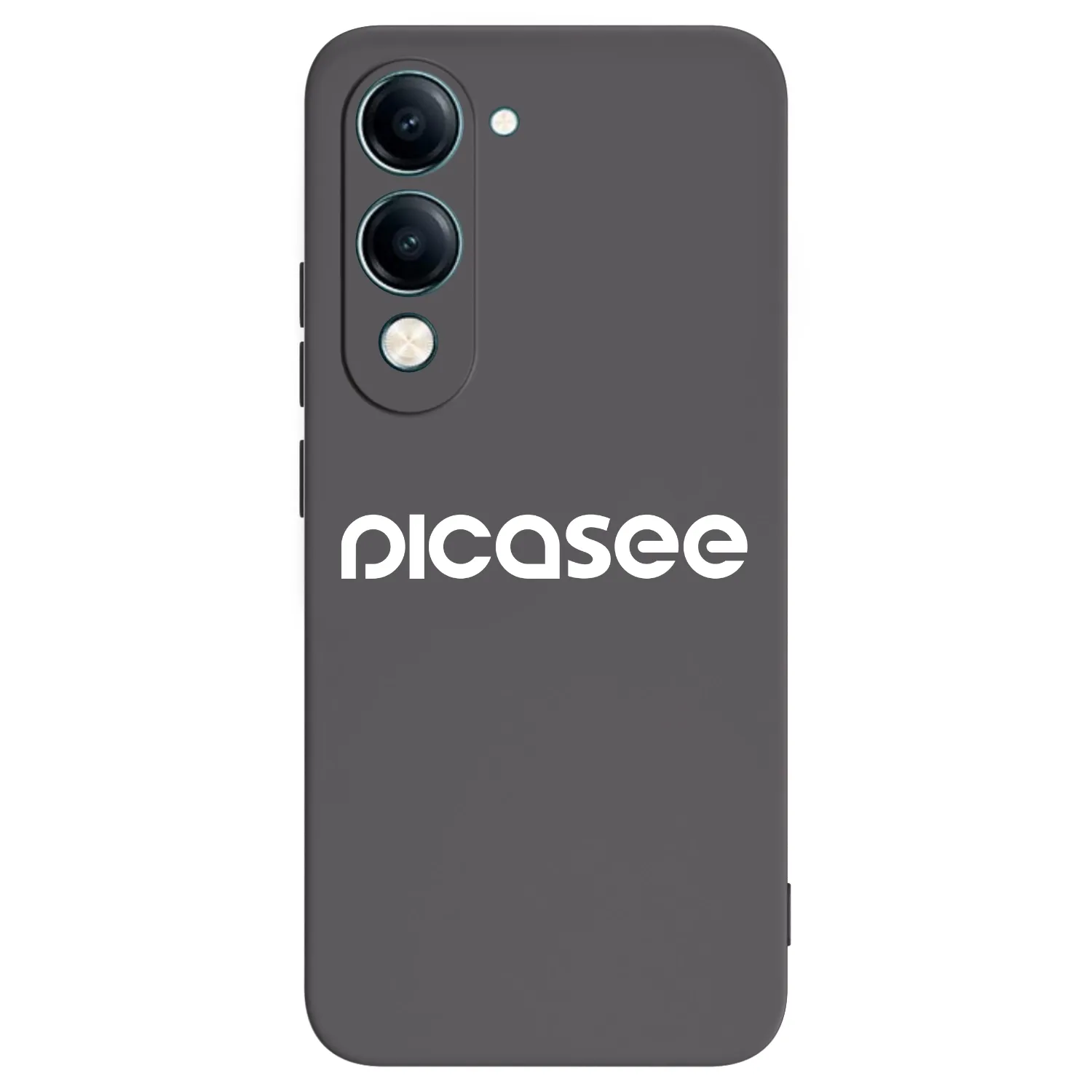 Picasee silikónový čierny obal pre Vivo Y29s 5G - Picasee - new logo - white