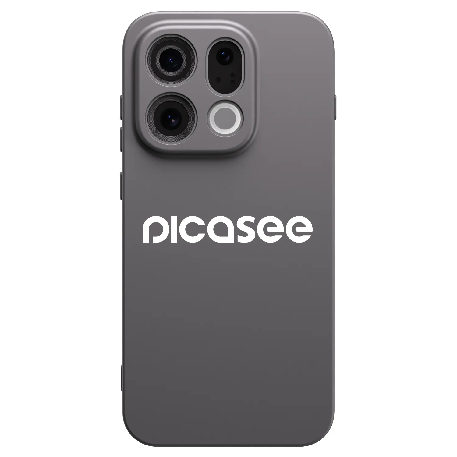 Picasee silikónový čierny obal pre OPPO Find X9 - Picasee - new logo - white