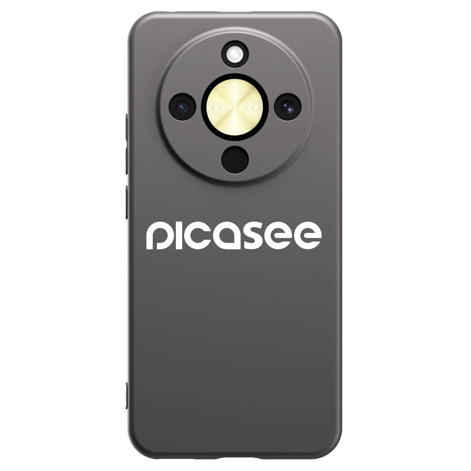 Picasee silikónový čierny obal pre Honor Magic8 Lite 5G - Picasee - new logo - white