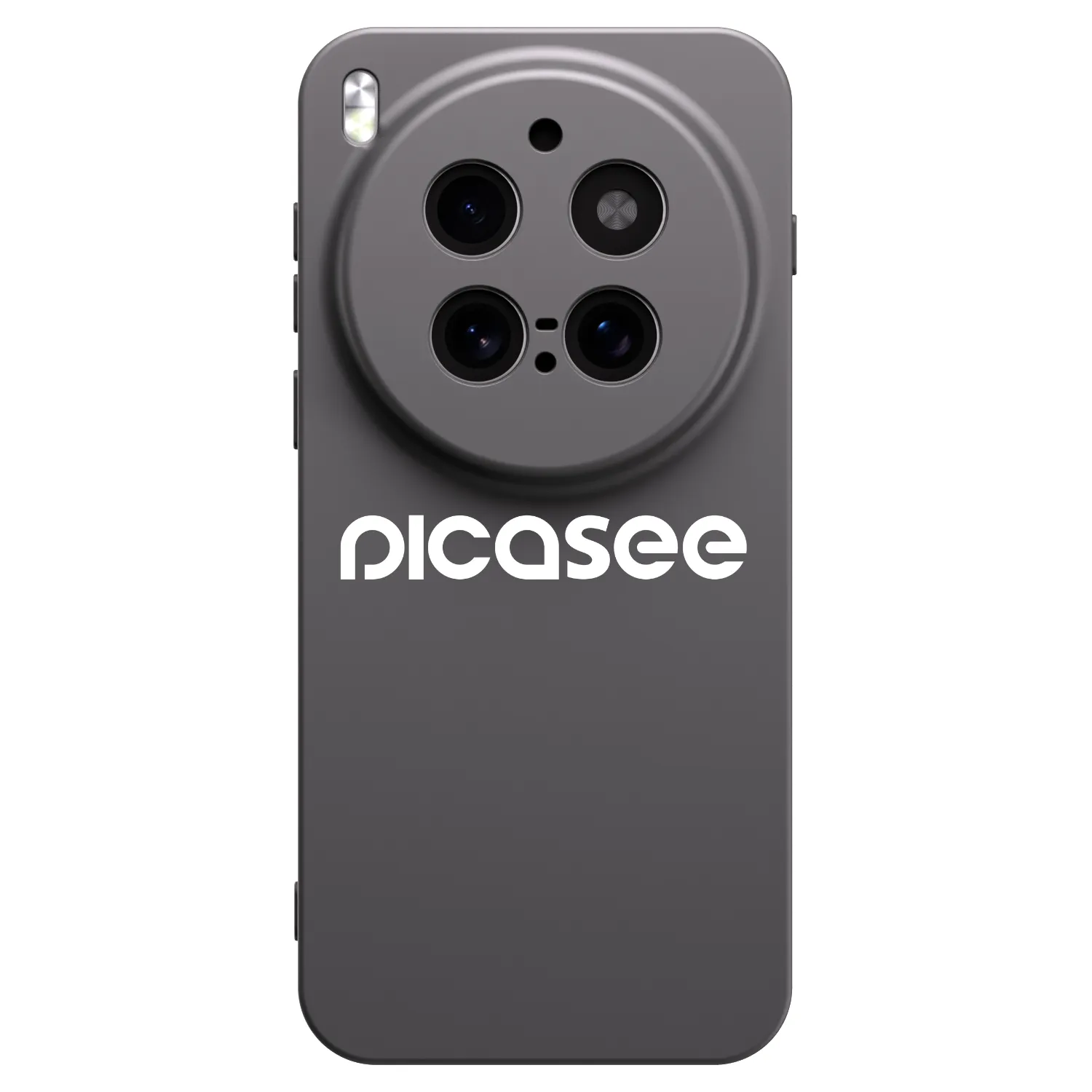 Picasee silikónový čierny obal pre Vivo X300 Pro - Picasee - new logo - white