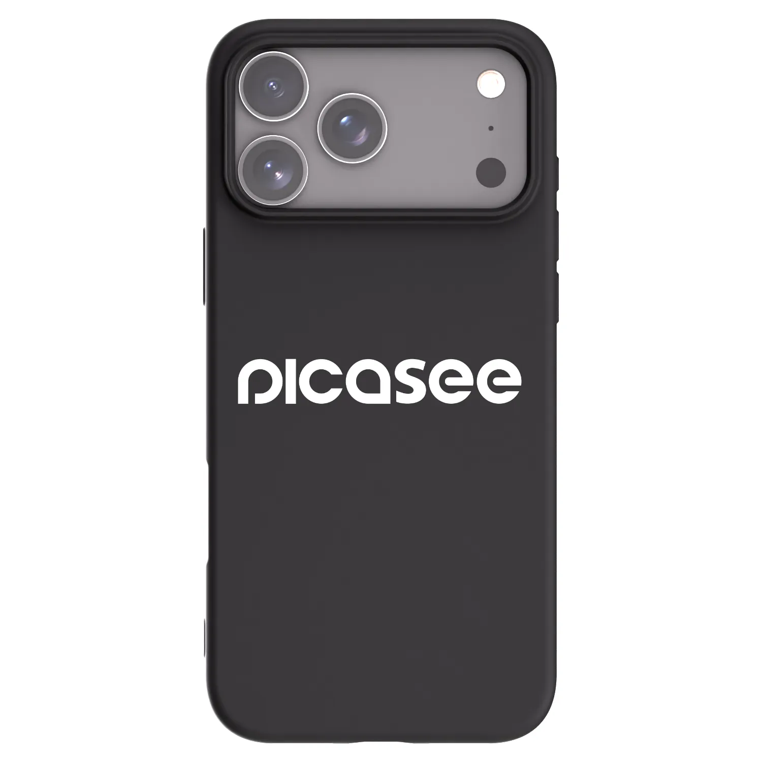 Picasee silikónový čierny obal pre Apple iPhone 18 Pro Max - Picasee - new logo - white