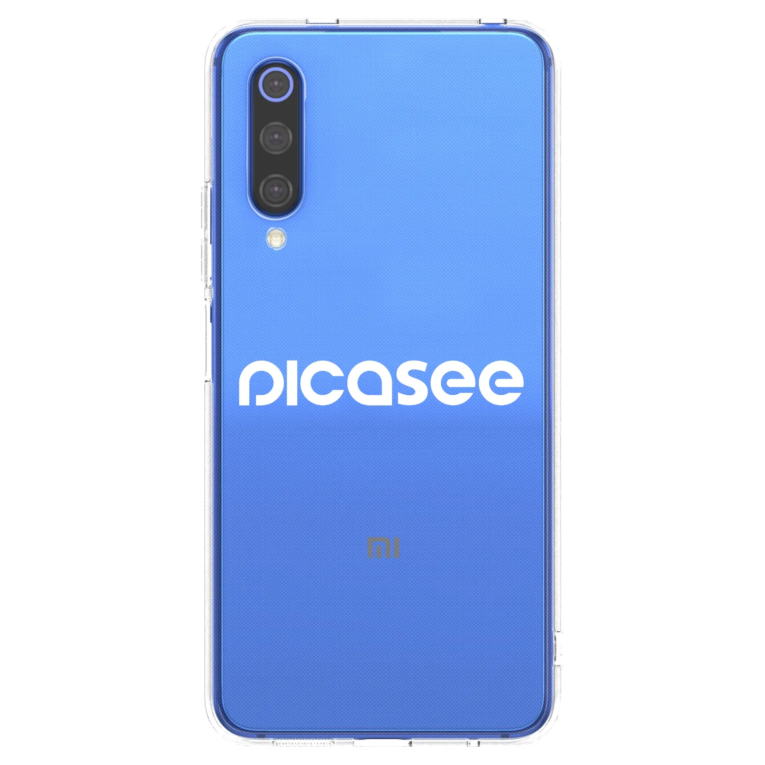 Picasee silikónový prehľadný obal pre Xiaomi Mi 9 SE - Picasee - new logo - white