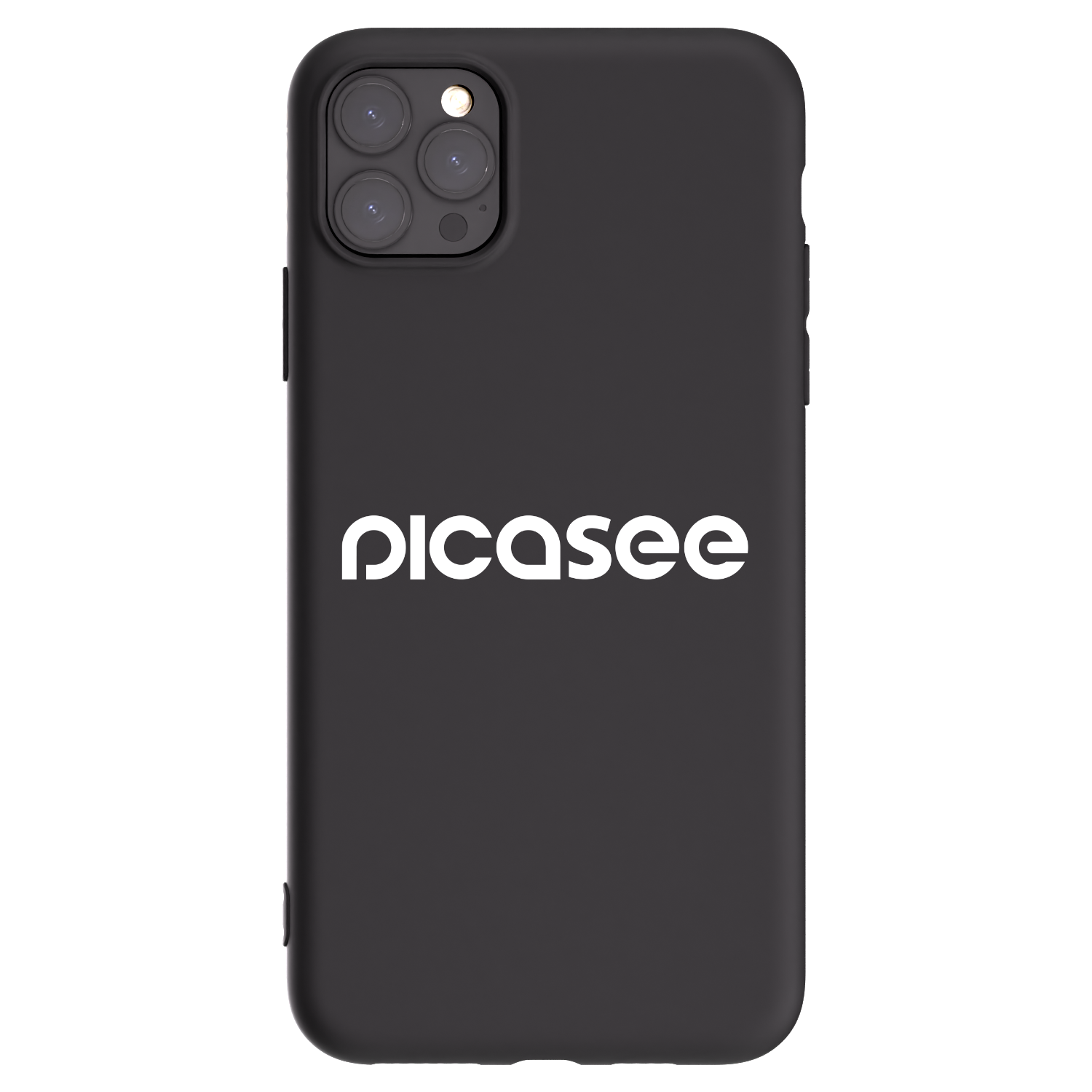 Picasee silikónový čierny obal pre Apple iPhone 11 Pro Max - Picasee - new logo - white
